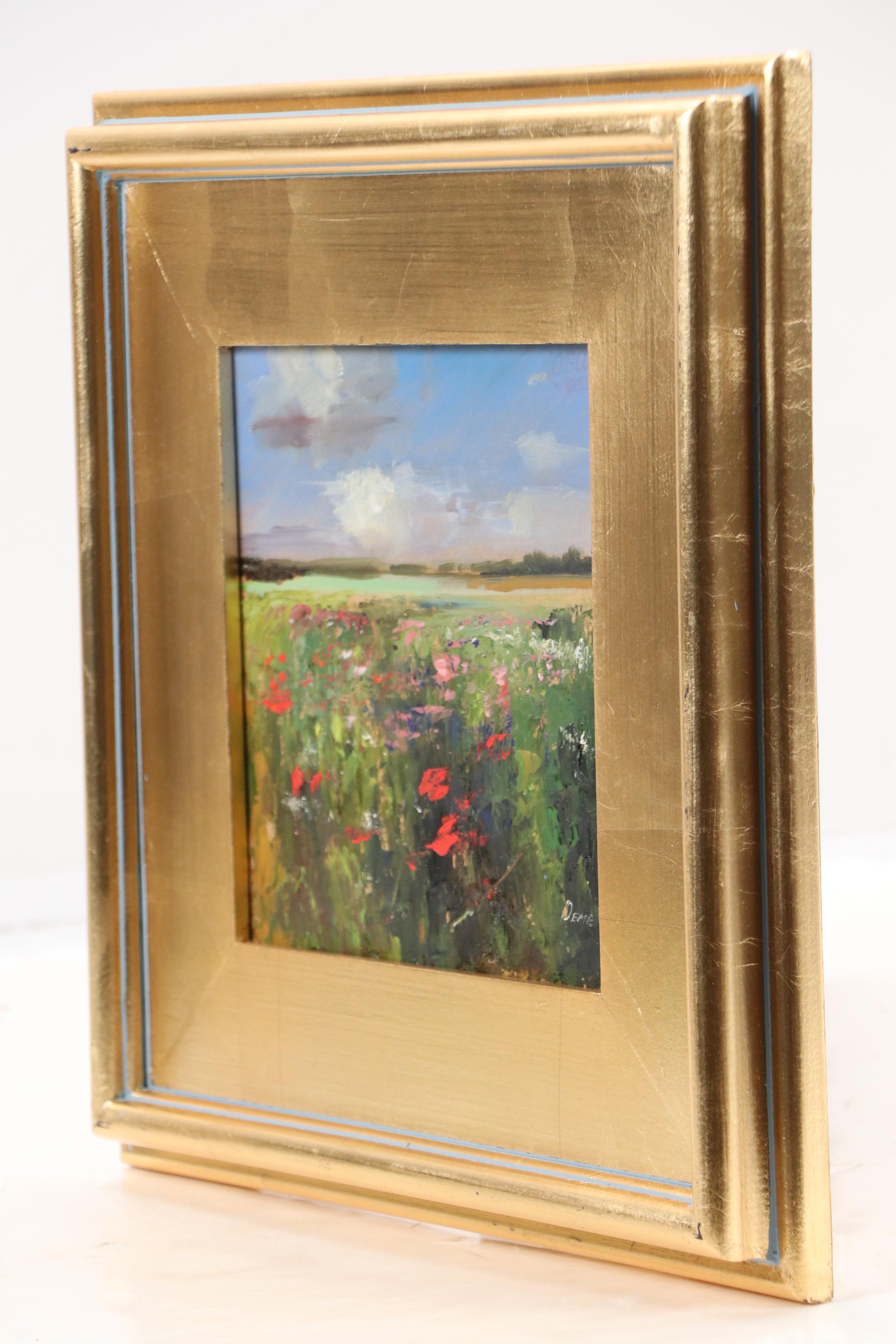 Natalia Demenko Poppy Field Landscape Oil Painting