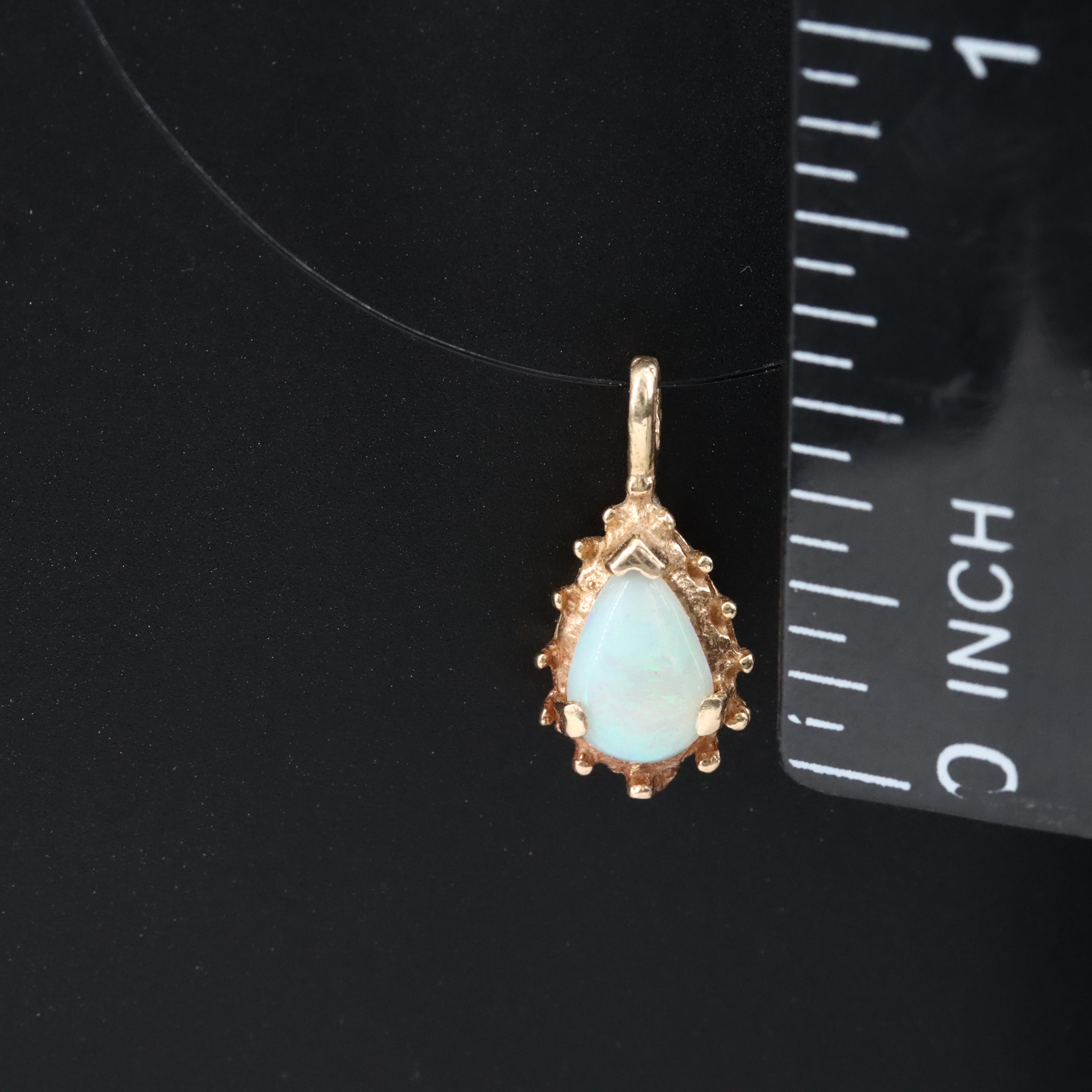 14K Opal Pendant