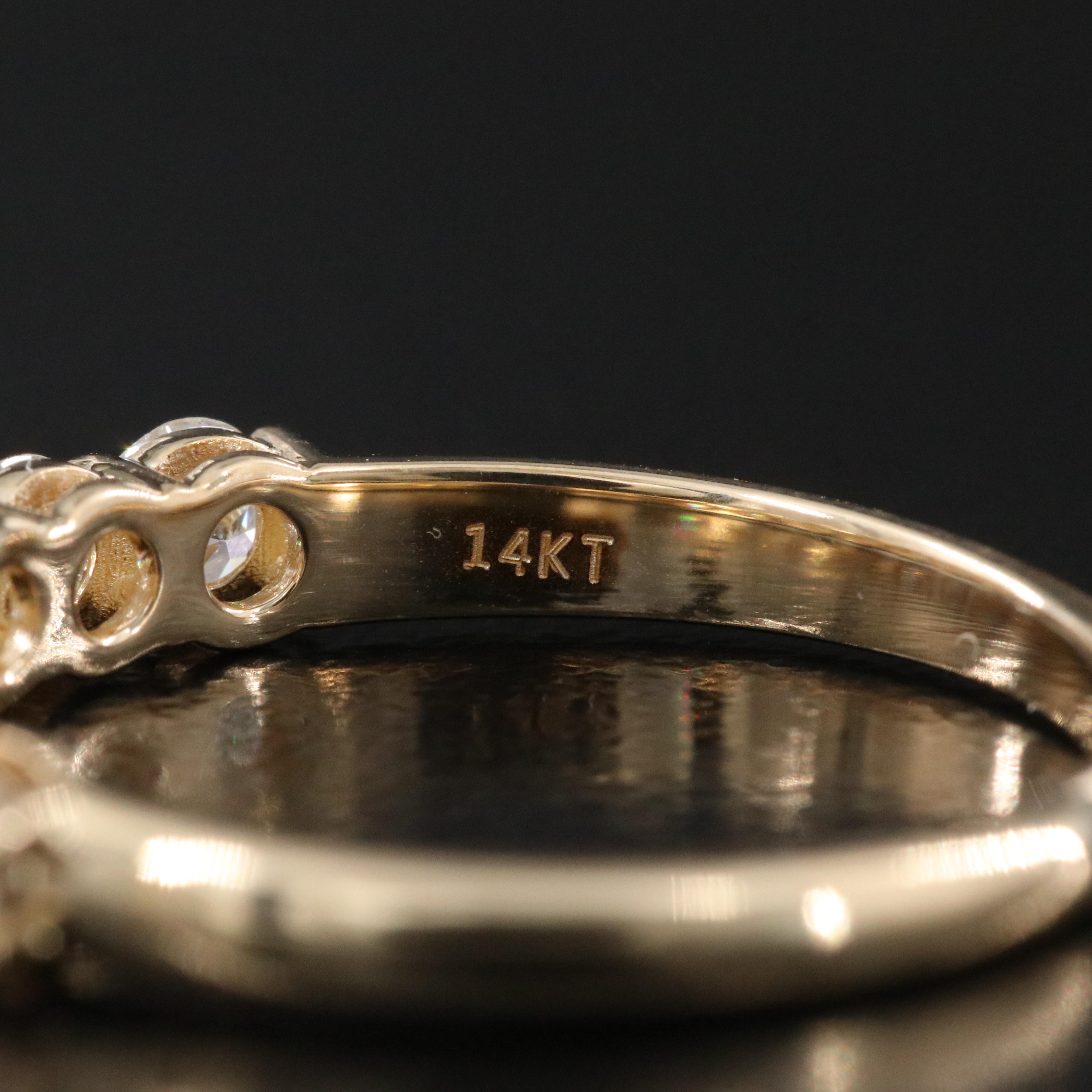 14K 0.88 CTW Diamond Ring