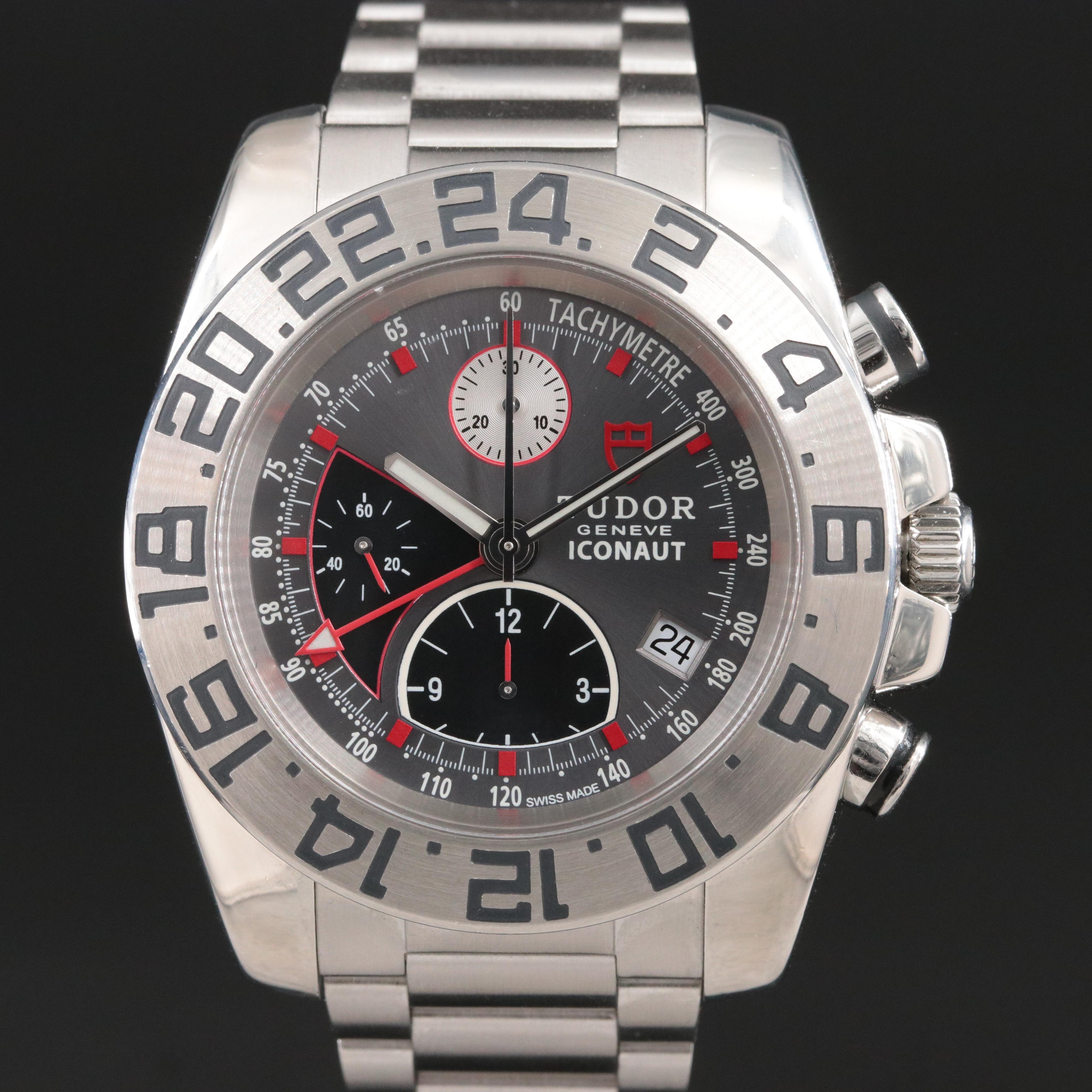 Tudor Iconaut Chronograph Grey Steel Automatic Wristwatch