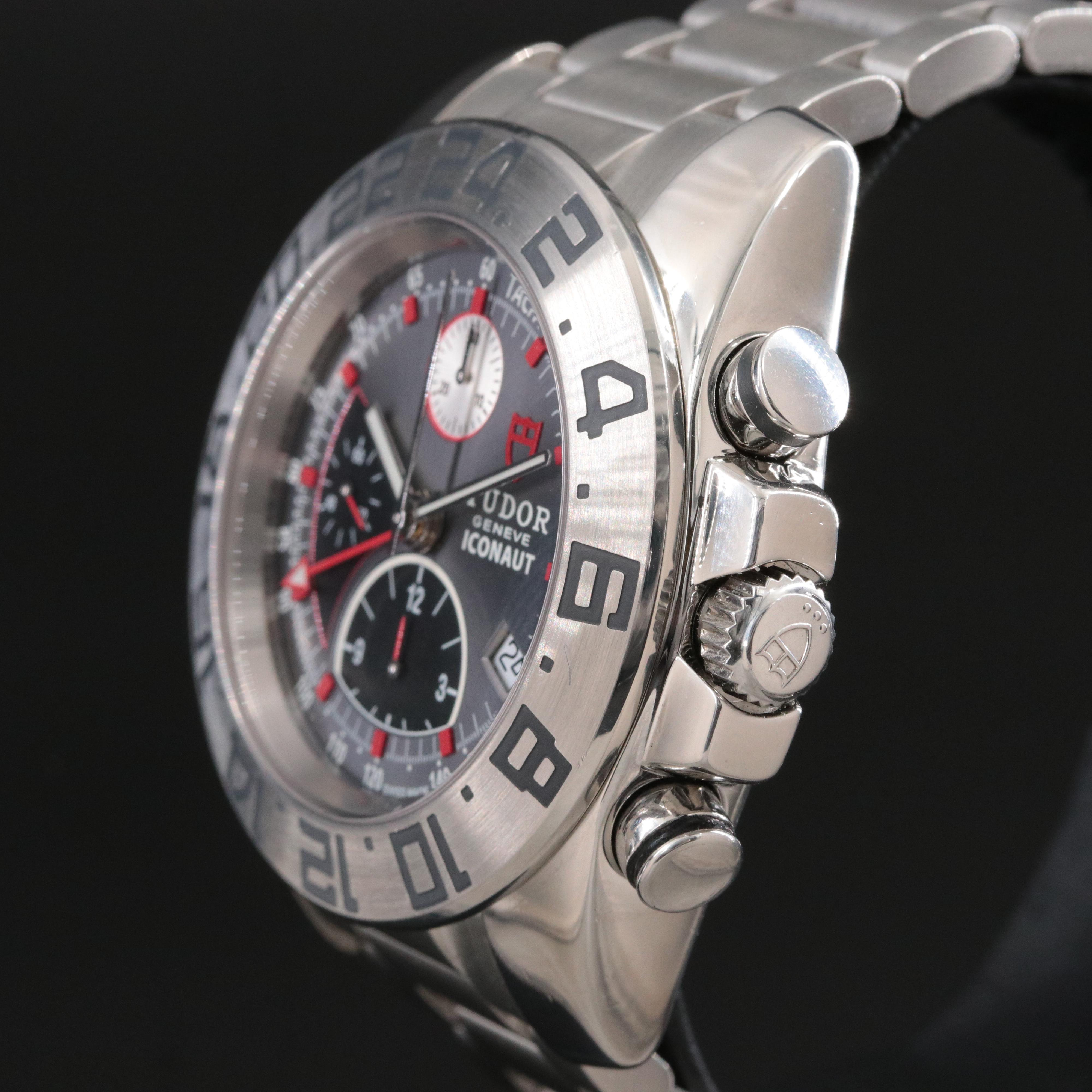 Tudor Iconaut Chronograph Grey Steel Automatic Wristwatch