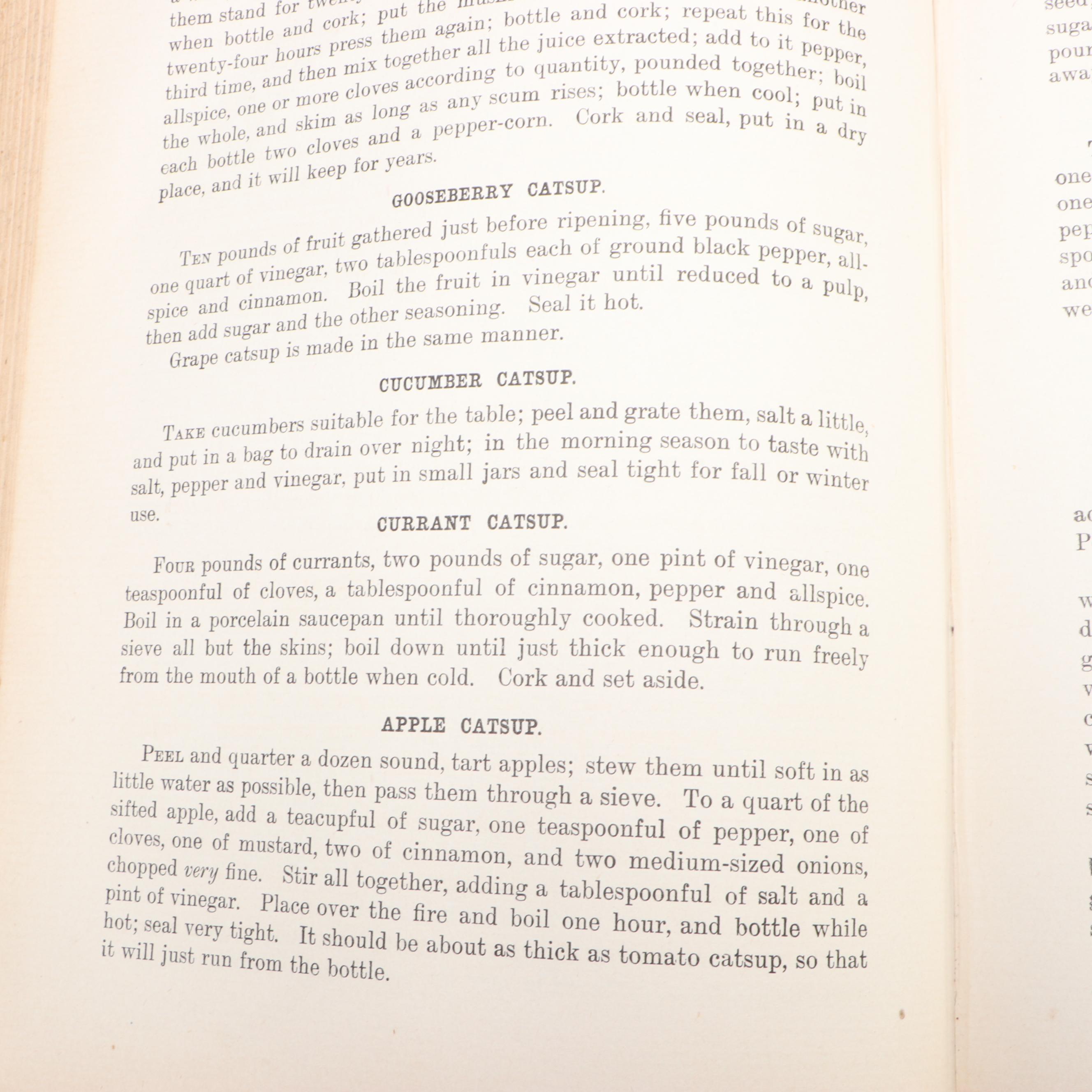 "The White House Cook Book" by Hugo Ziemann and Fanny L. Gillette, 1899