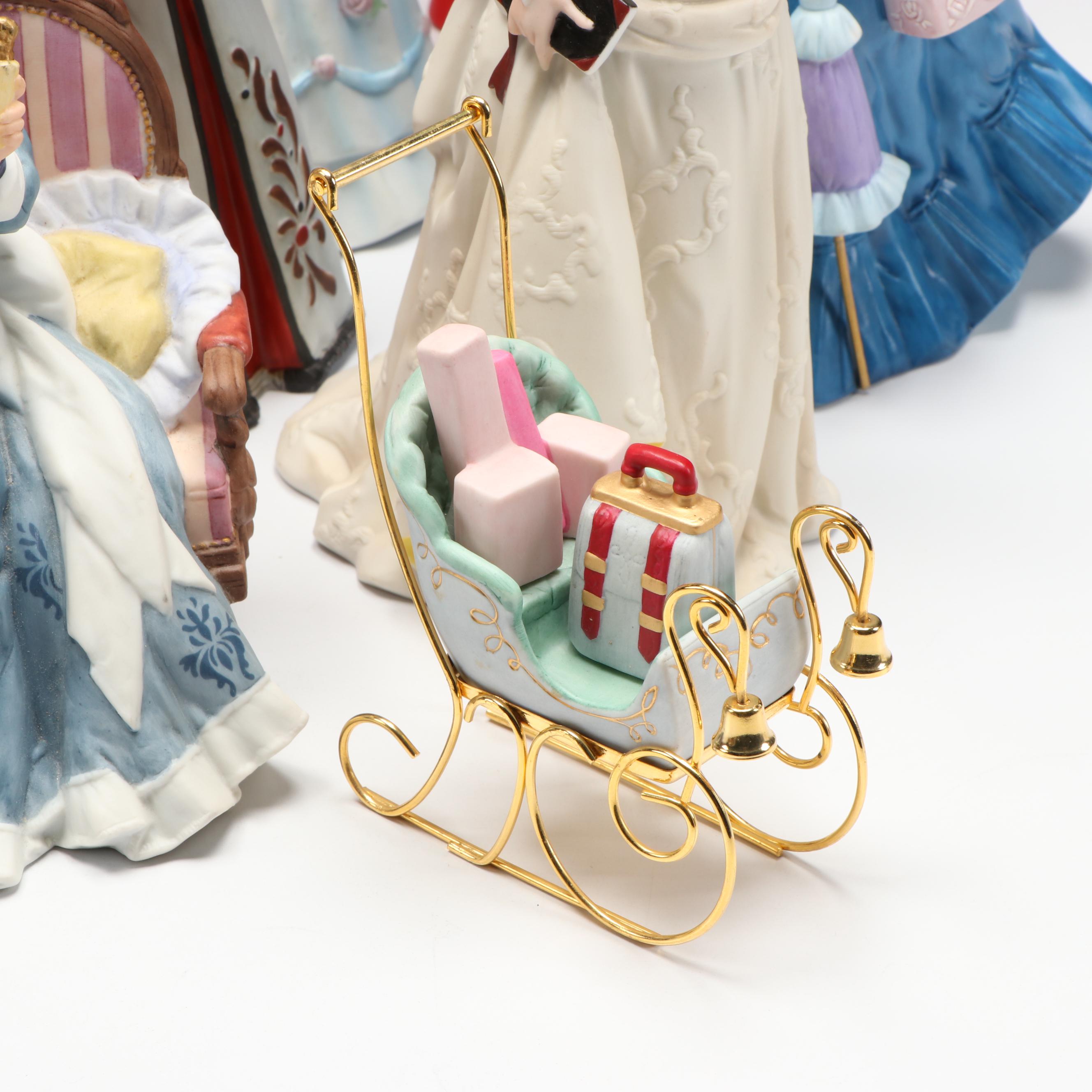 Avon President's Club "Albee Award" Porcelain Figures