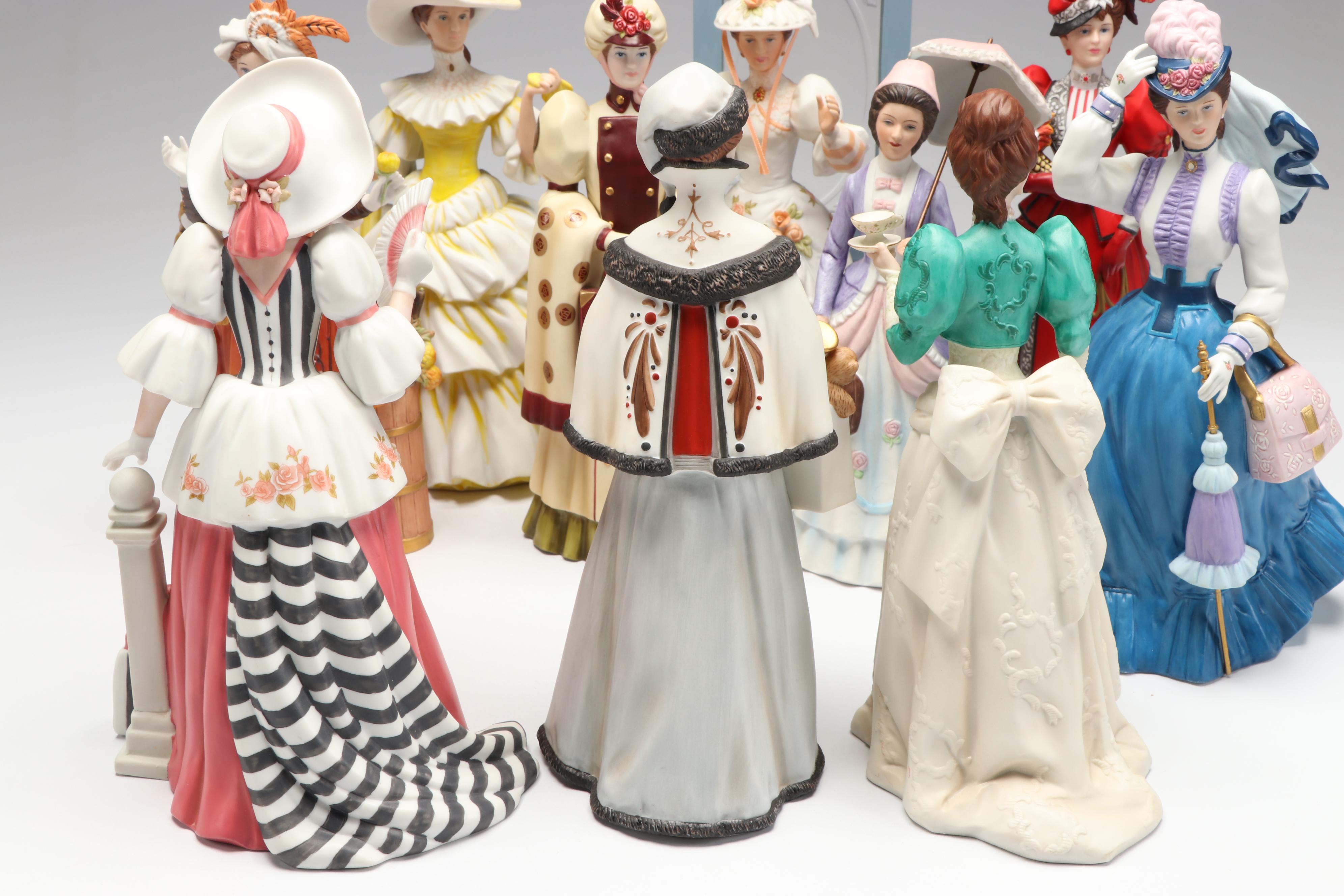 Avon President's Club "Albee Award" Porcelain Figures