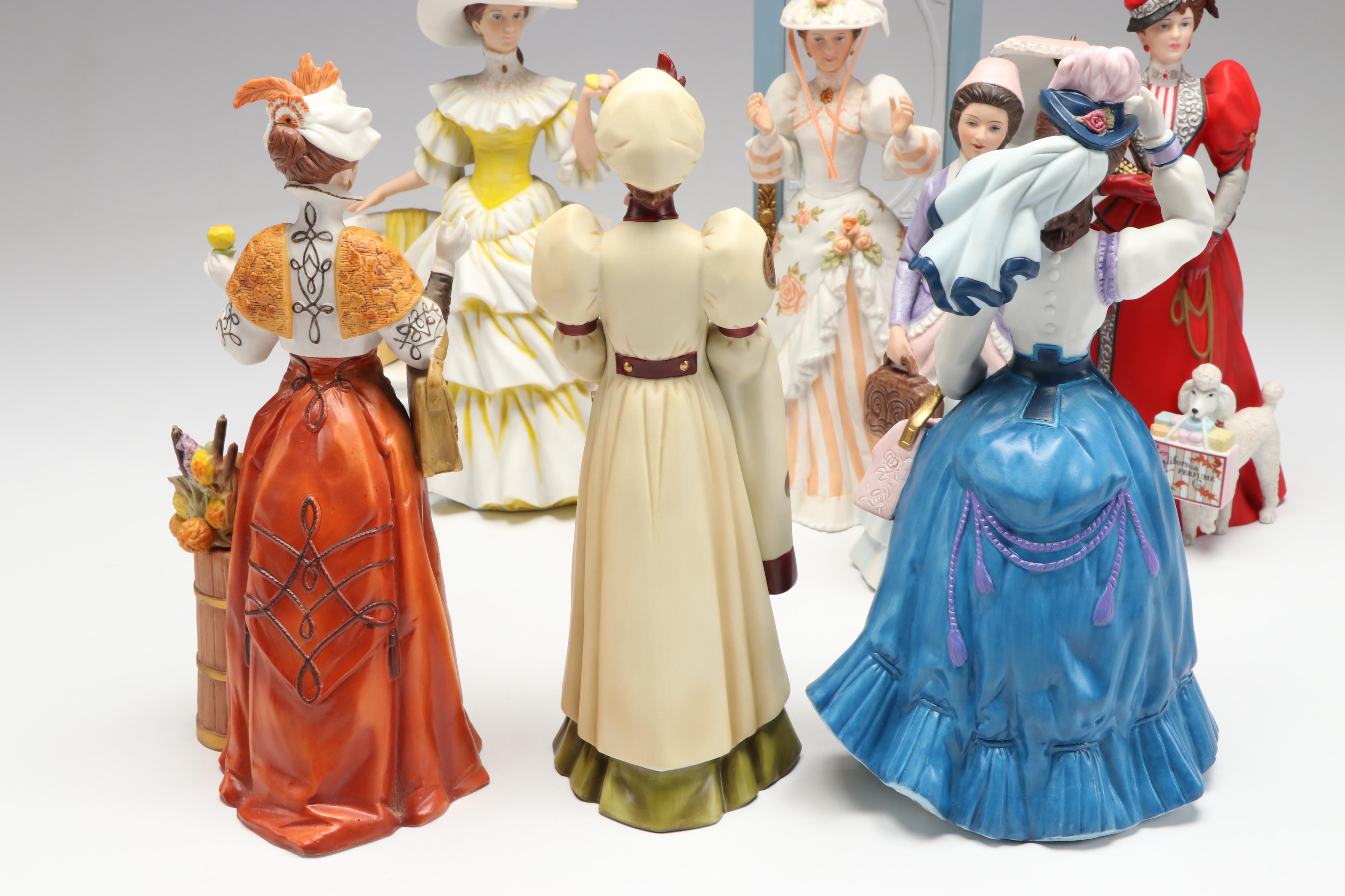 Avon President's Club "Albee Award" Porcelain Figures