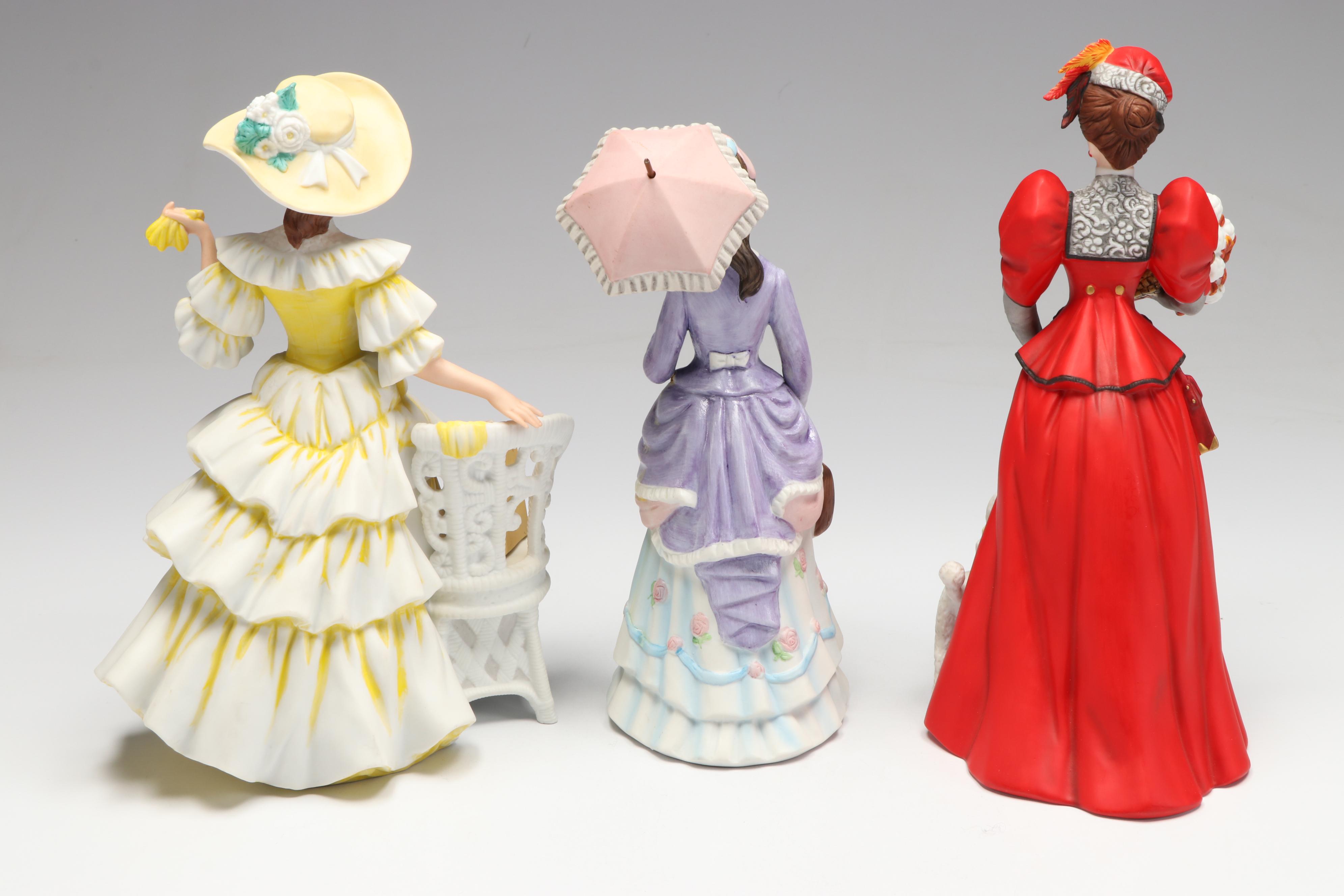 Avon President's Club "Albee Award" Porcelain Figures