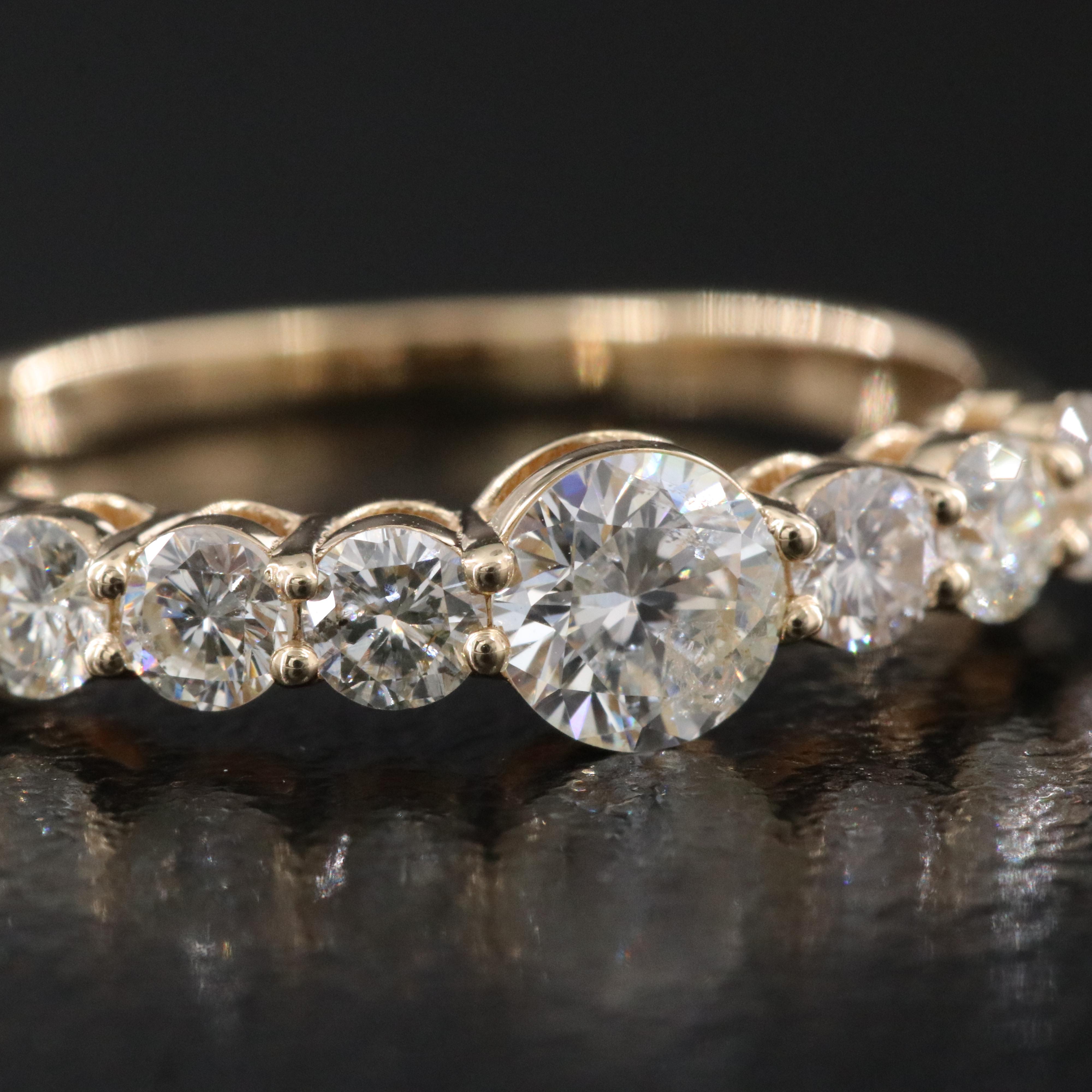 14K 0.90 CTW Diamond Ring