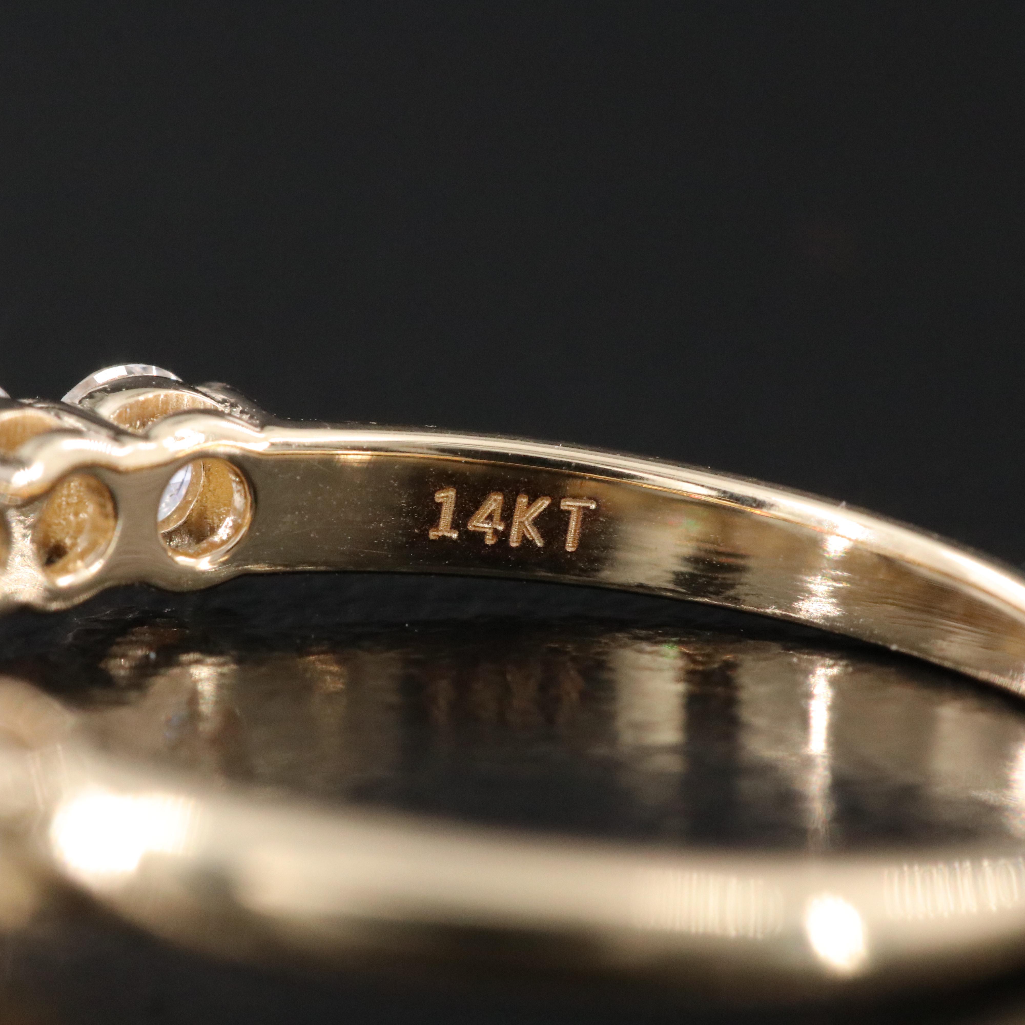 14K 0.90 CTW Diamond Ring