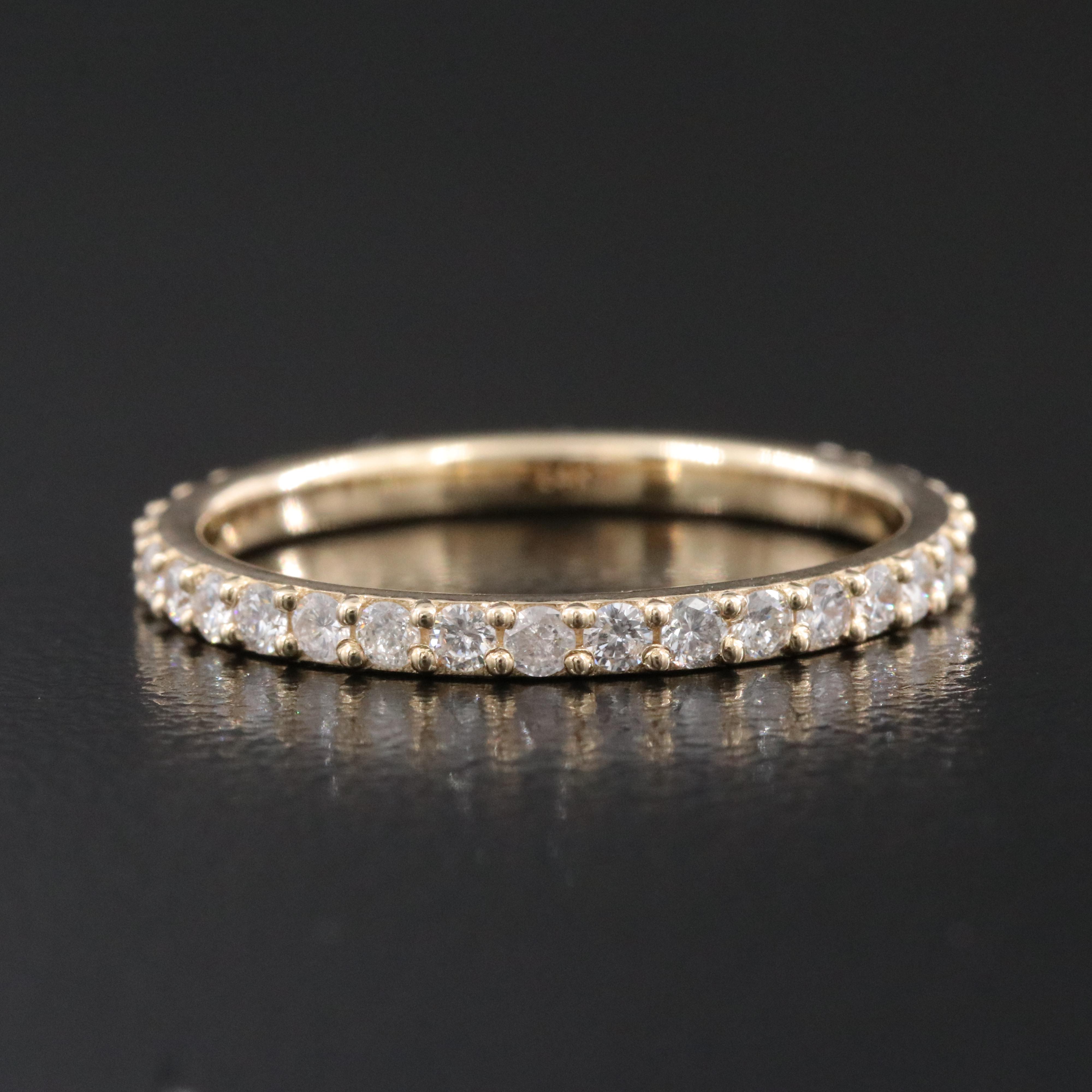 14K 0.71 CTW Diamond Eternity Band