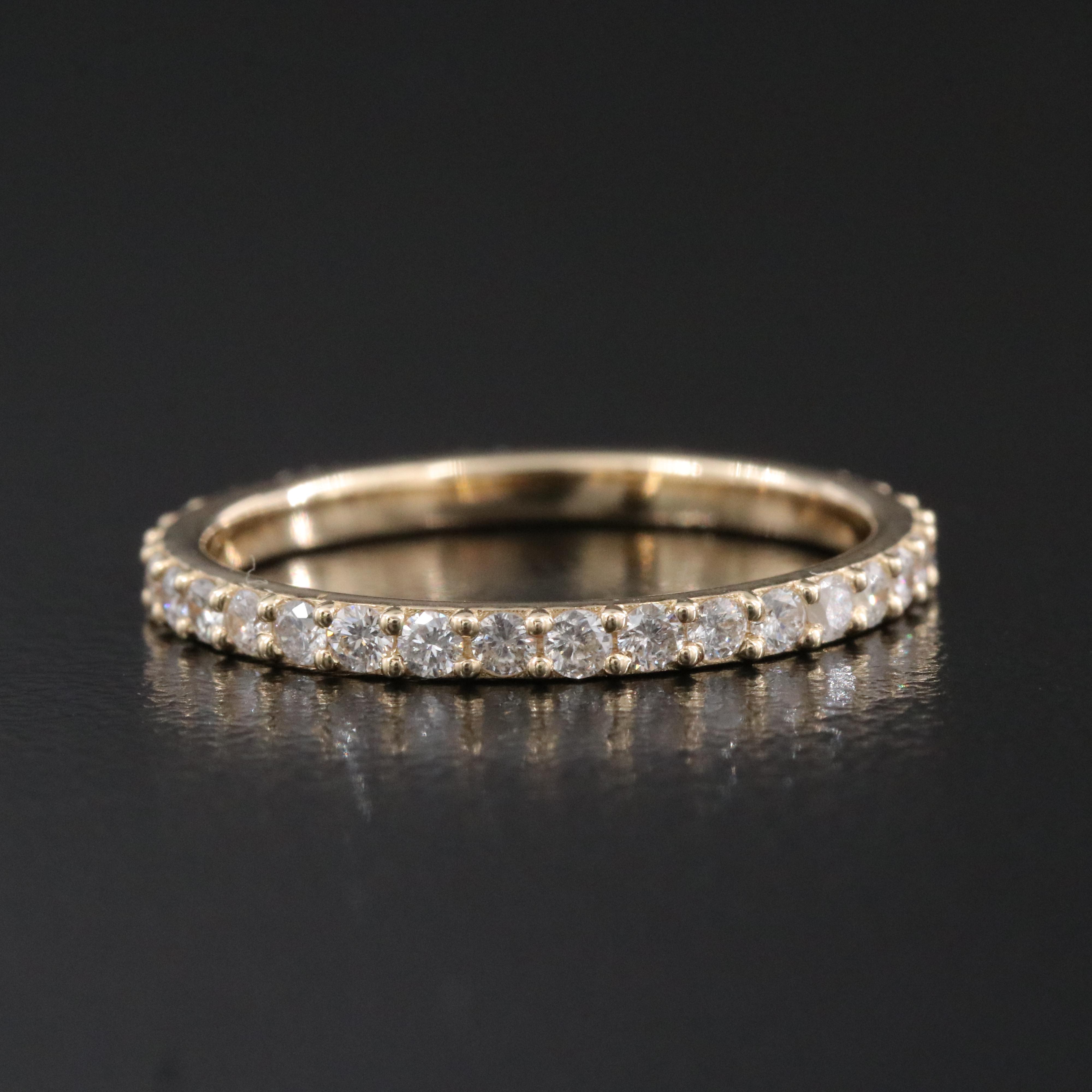 14K 0.71 CTW Diamond Eternity Band