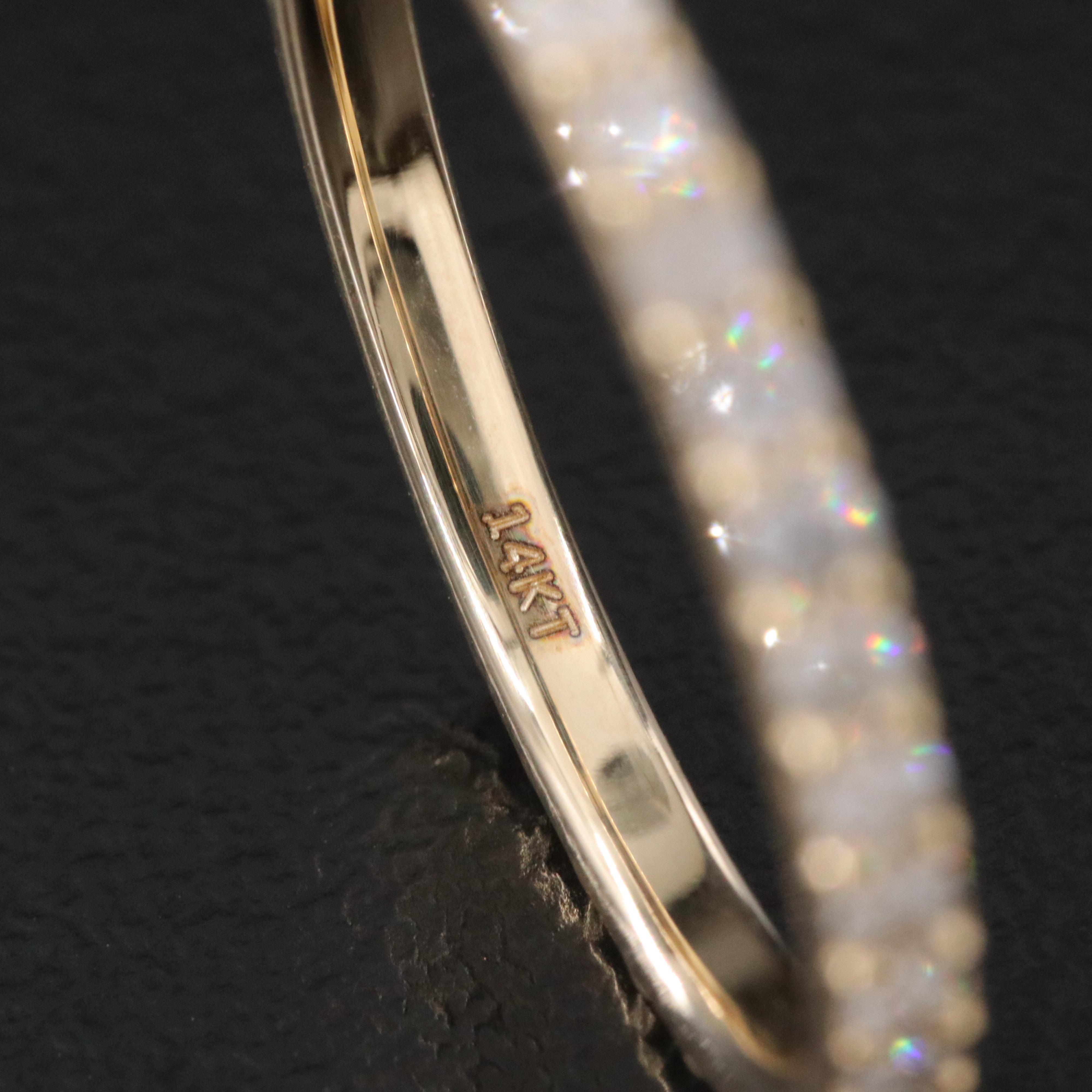 14K 0.71 CTW Diamond Eternity Band