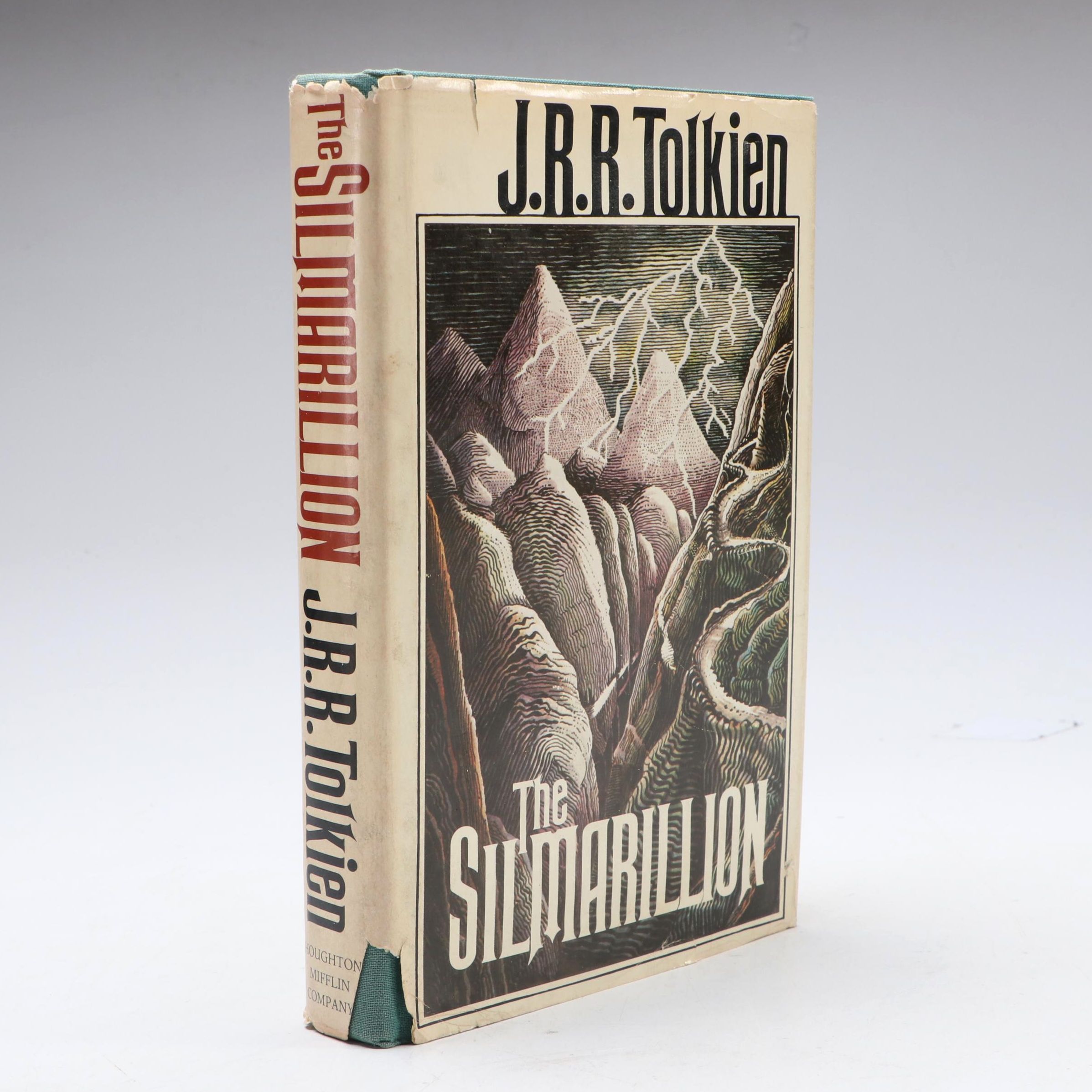 First American Edition "The Silmarillion" by J. R. R. Tolkien with Map, 1977