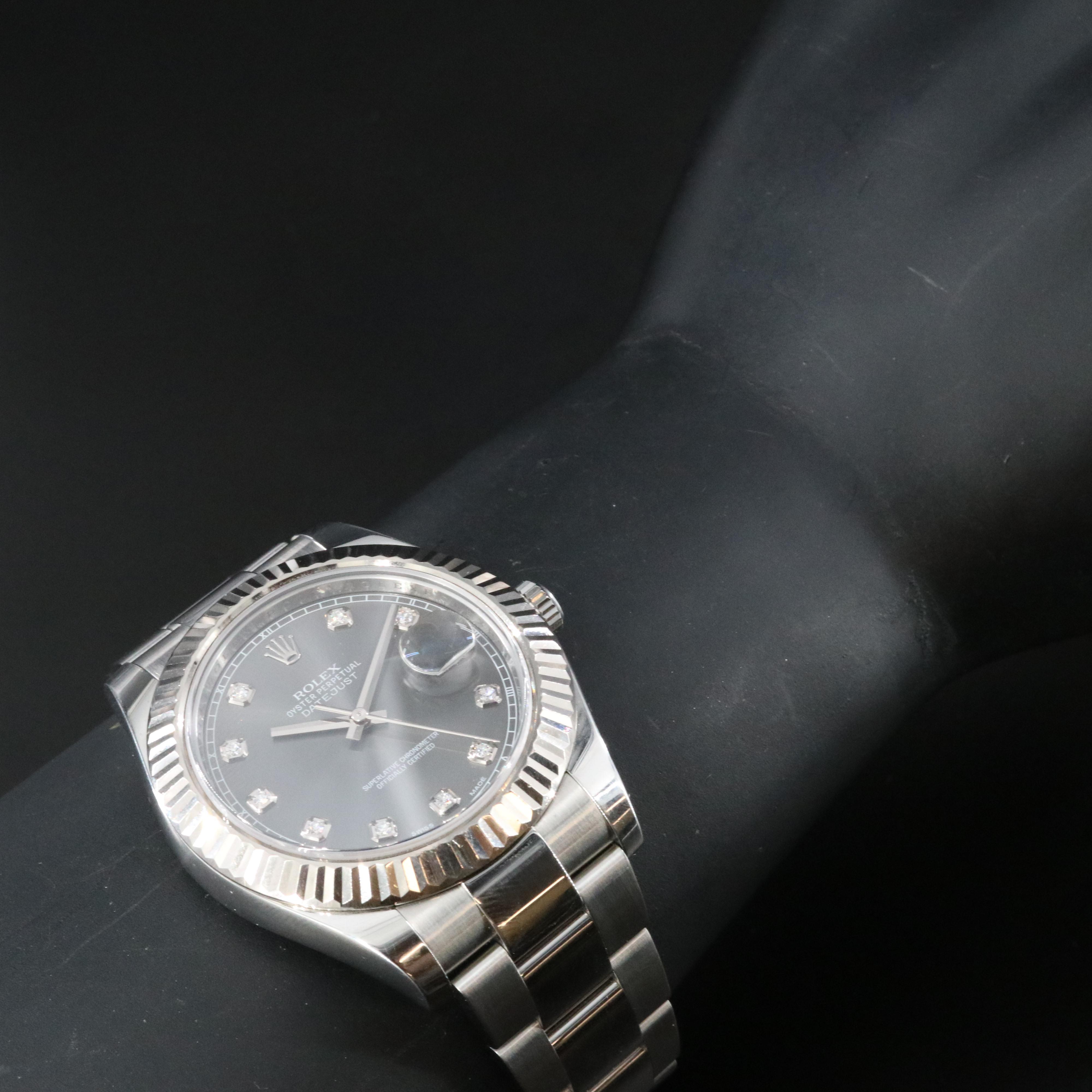 Rolex Datejust II Factory Diamond Dial 116334 Watch