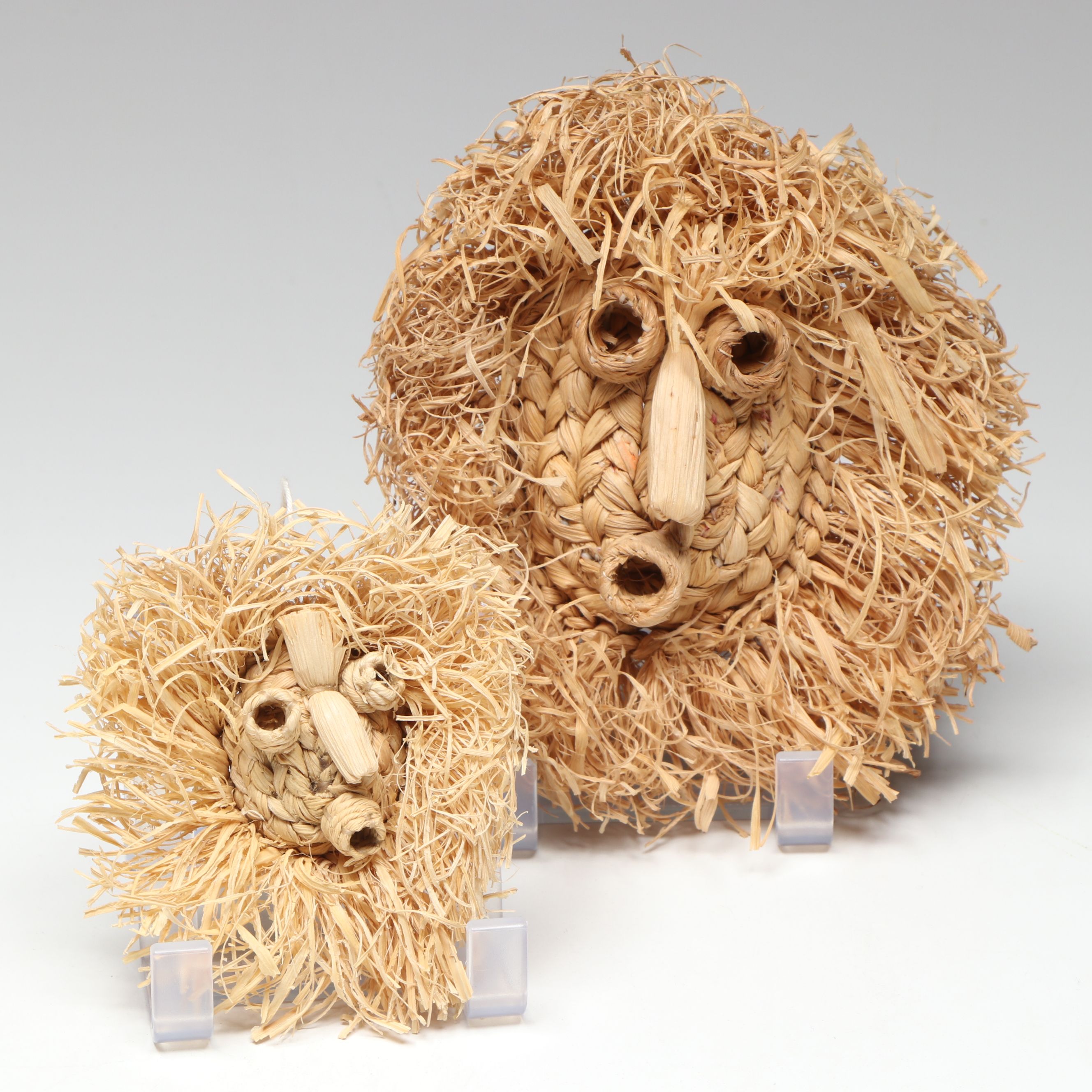 Gawen Hadiyoh Mohawk Corn Husk "Gajesa" and Other Jimmy Nanticoke Iroquois Mask