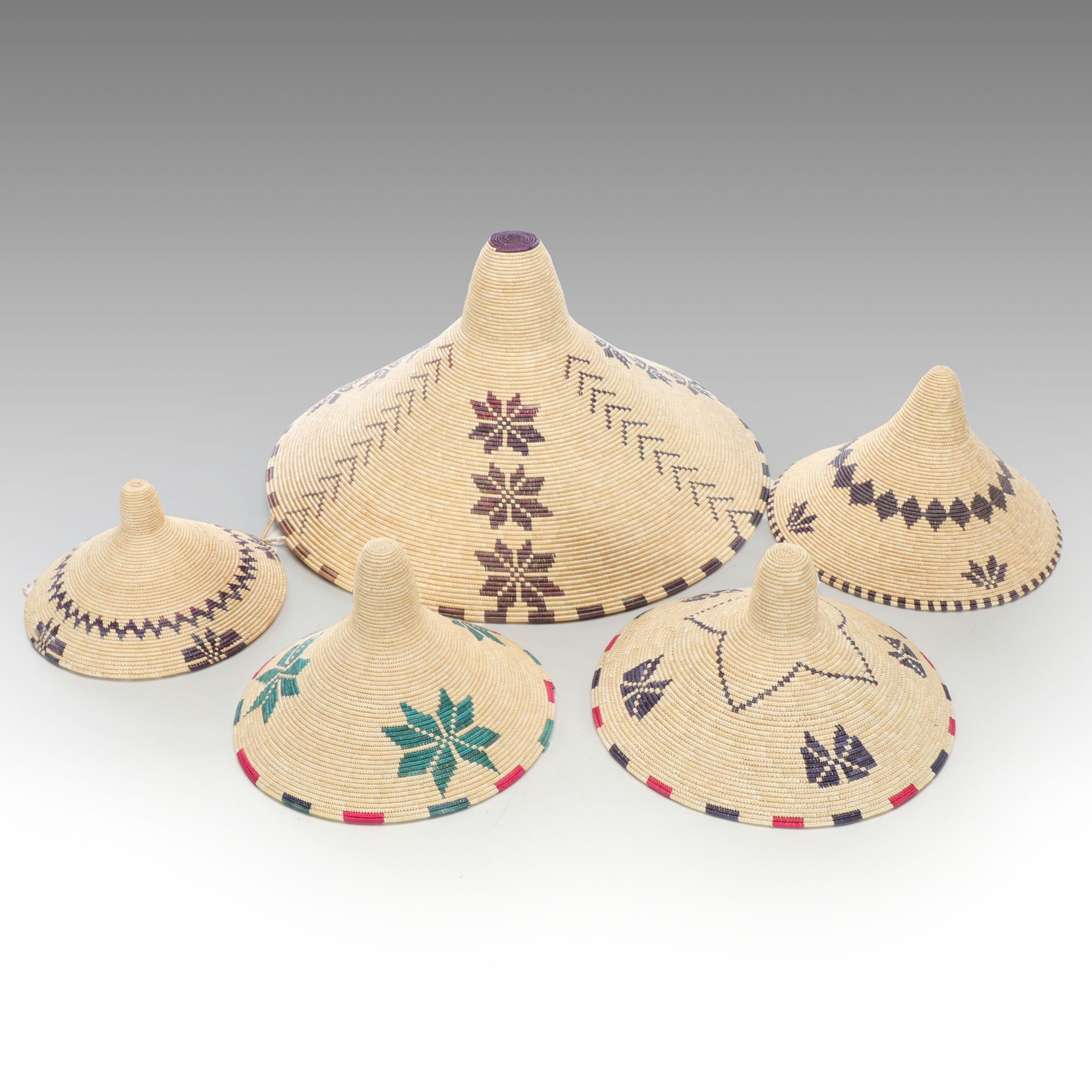 Ethiopian Woven Plant Fiber Food Covers