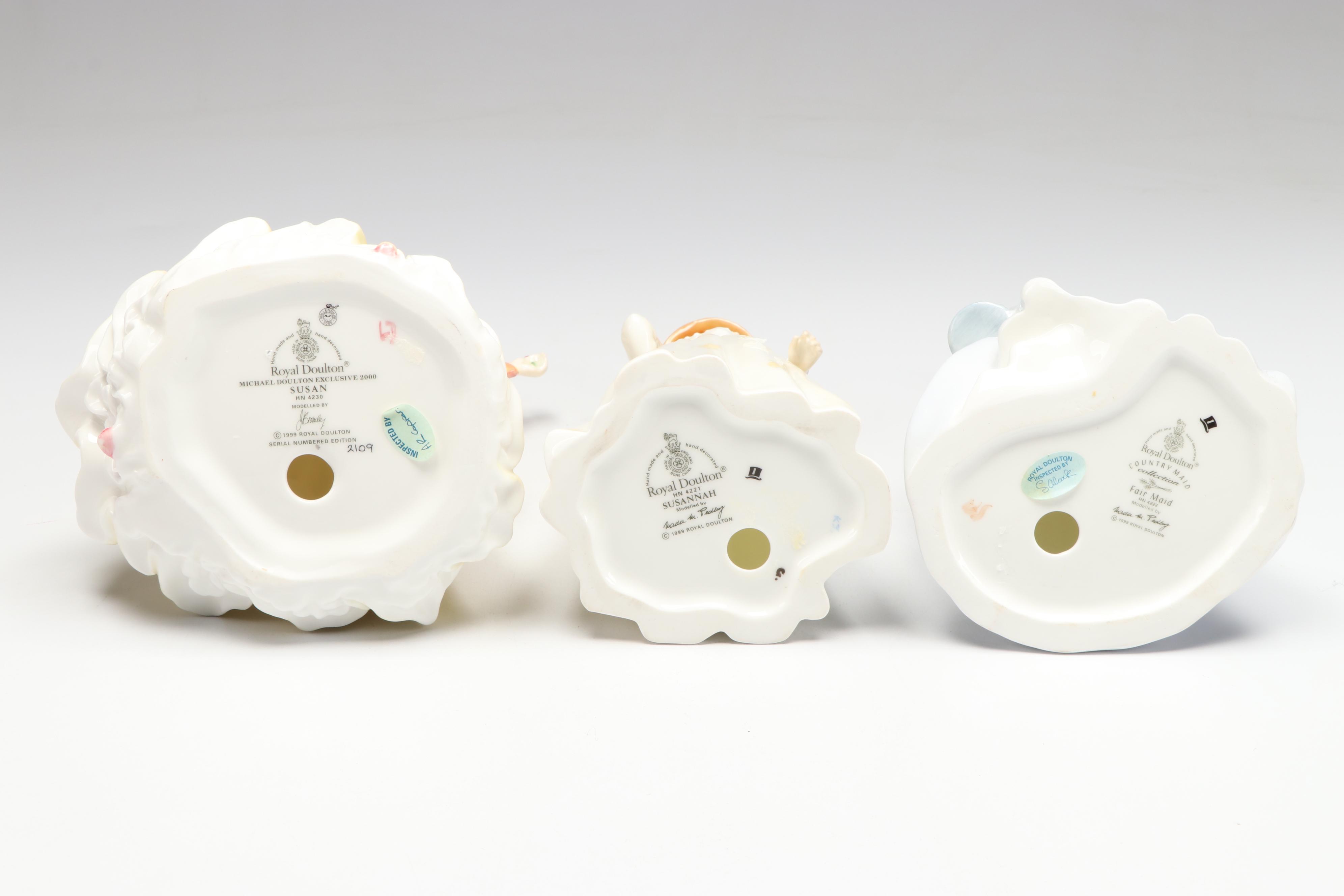 Royal Doulton "Ellen," "Susan," "Lynne," and More Bone China Figurines