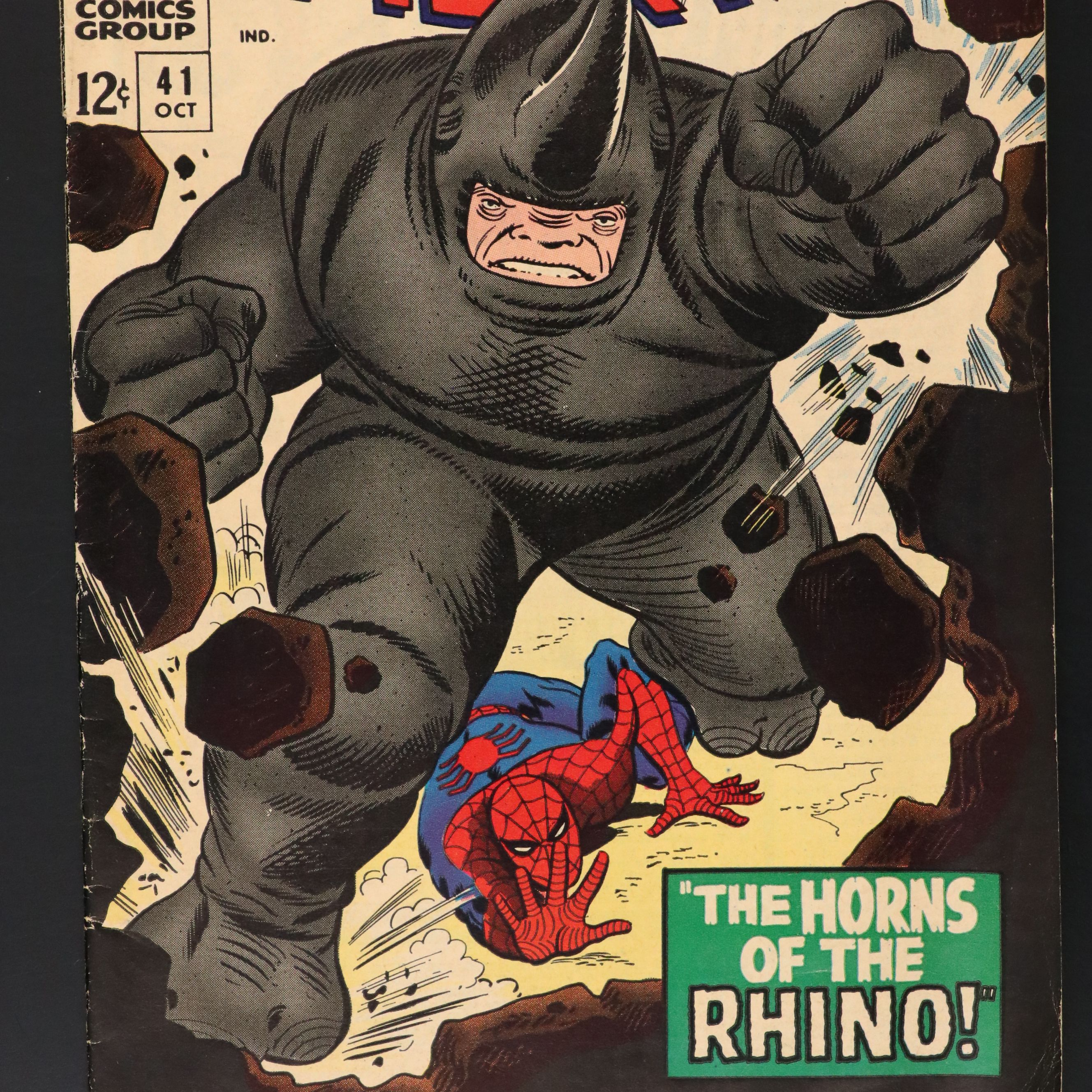 Marvel Comics "The Amazing Spider-Man #41" with First Appearance of Rhino, 1966