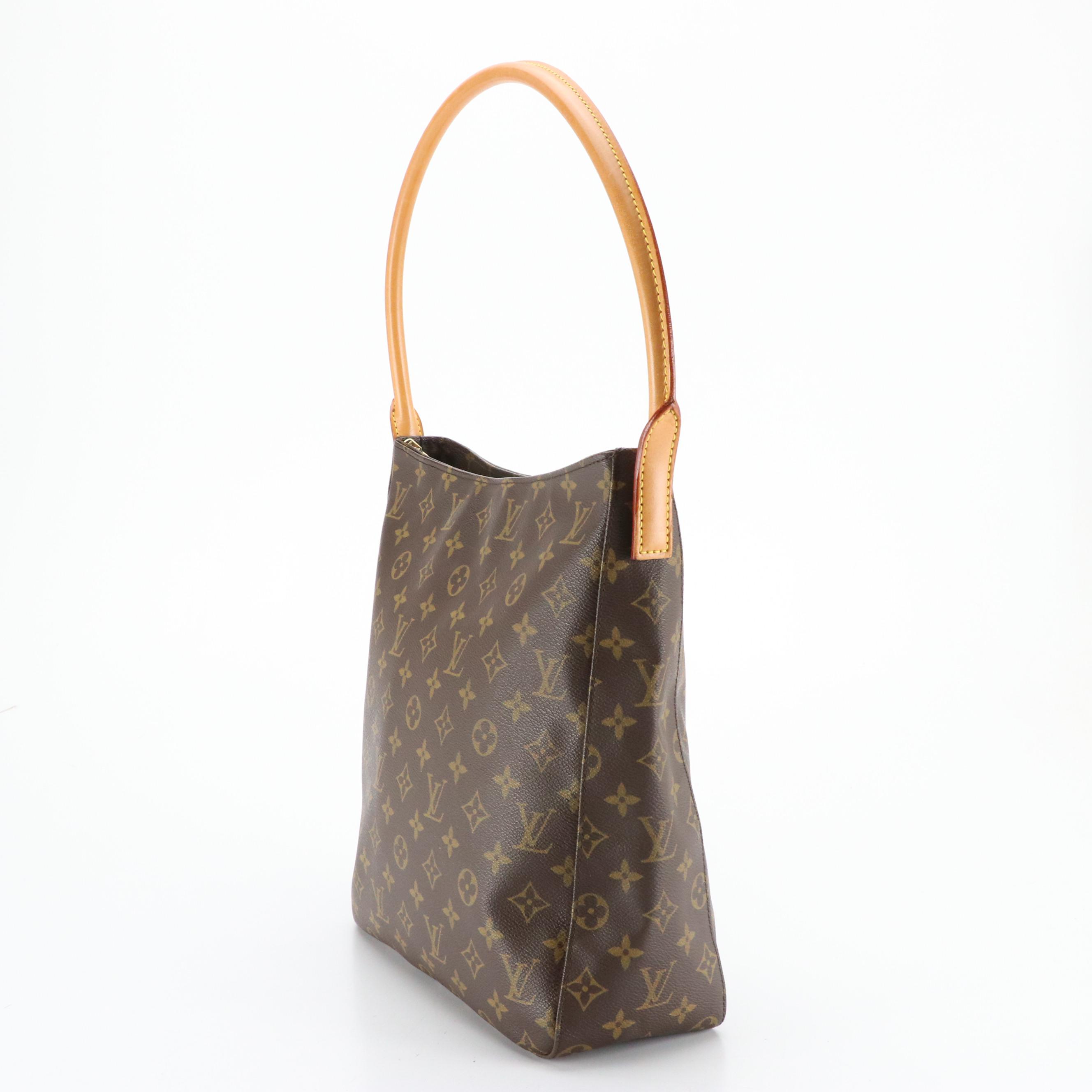 Louis Vuitton Looping GM Shoulder Bag in Monogram Canvas and Vachetta Leather
