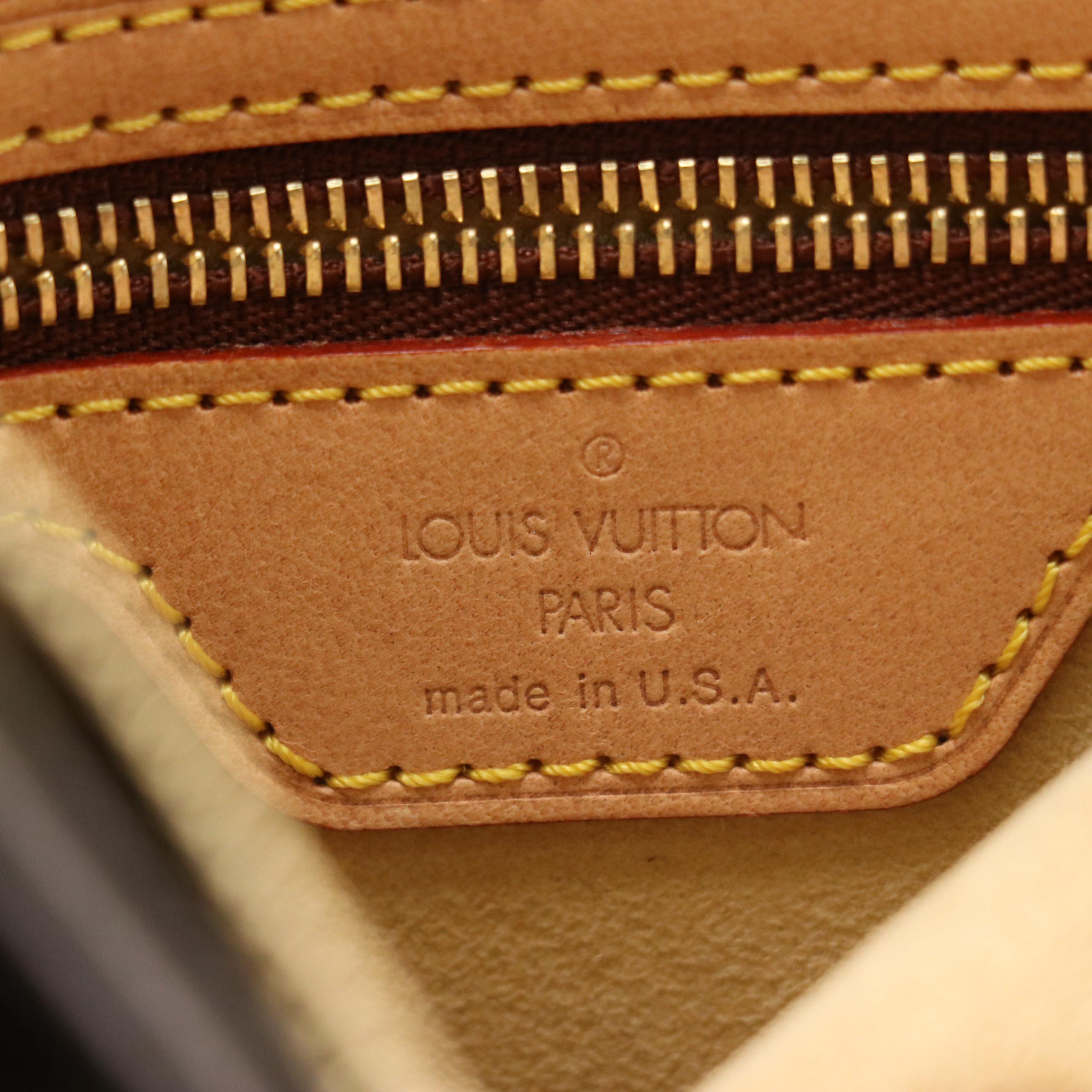 Louis Vuitton Looping GM Shoulder Bag in Monogram Canvas and Vachetta Leather