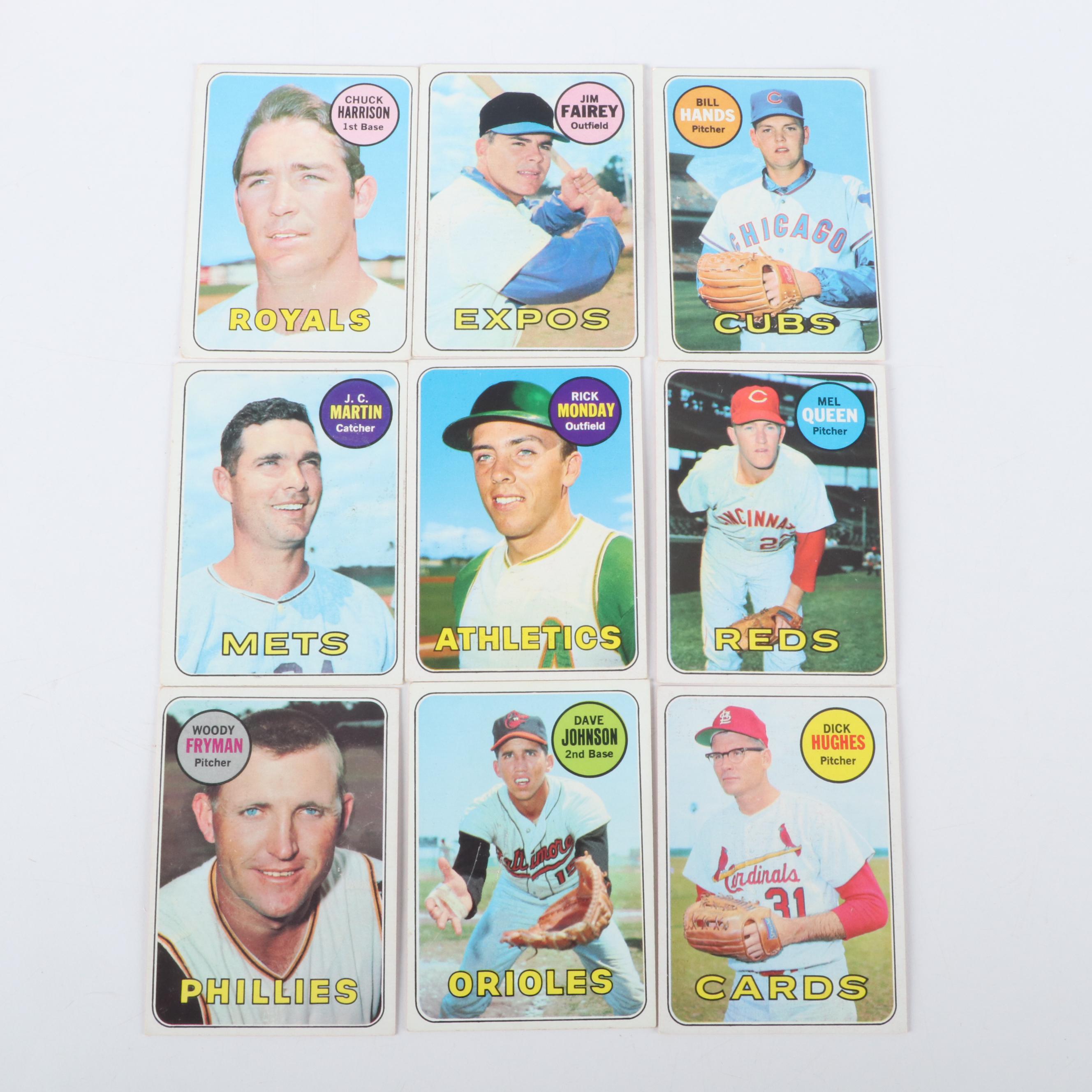 1969 Topps Baseball Card Featuring Pete Rose, Bob Gibson, and More