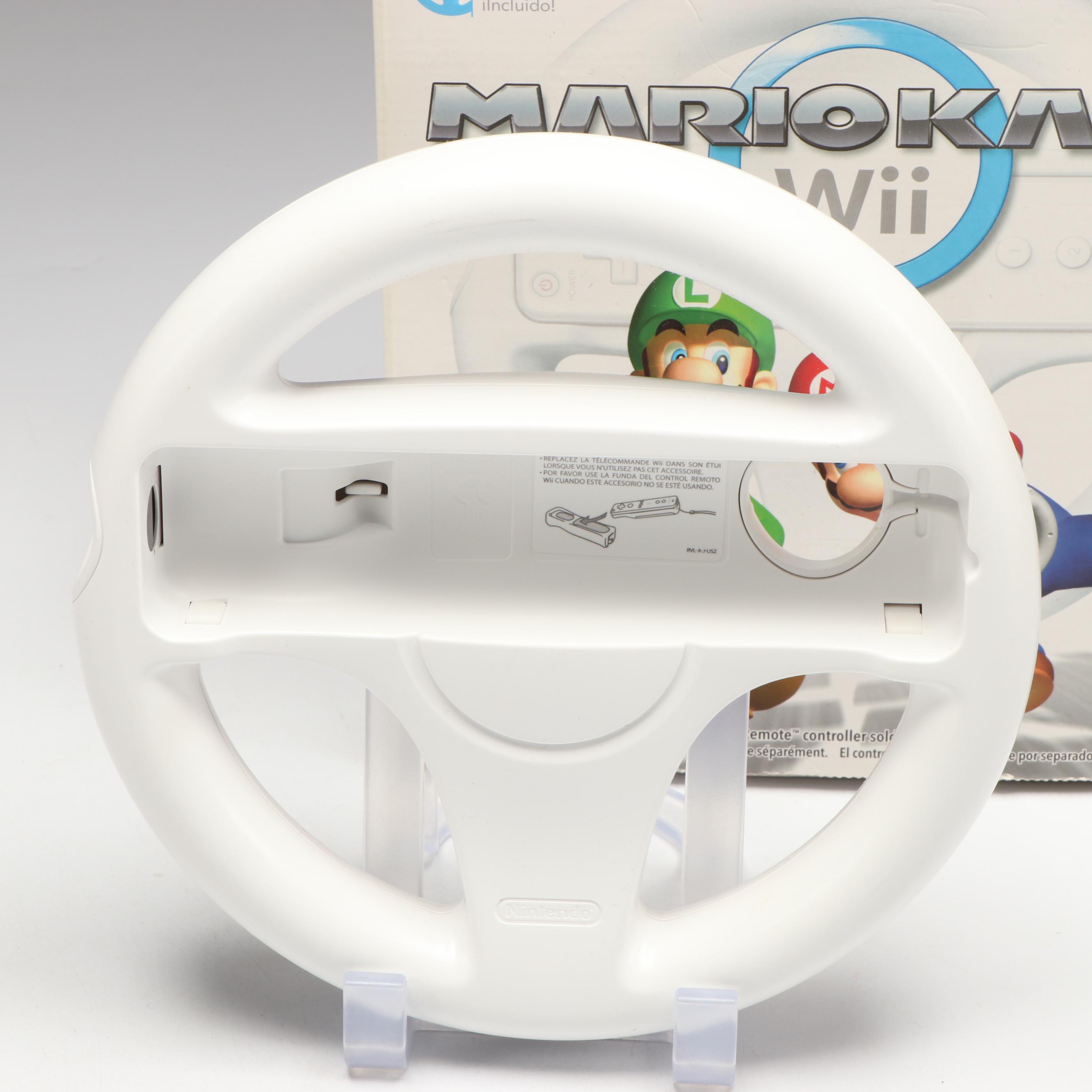 Nintendo 64 Controllers with Wii Remote, Jacket and Wheel Accessory