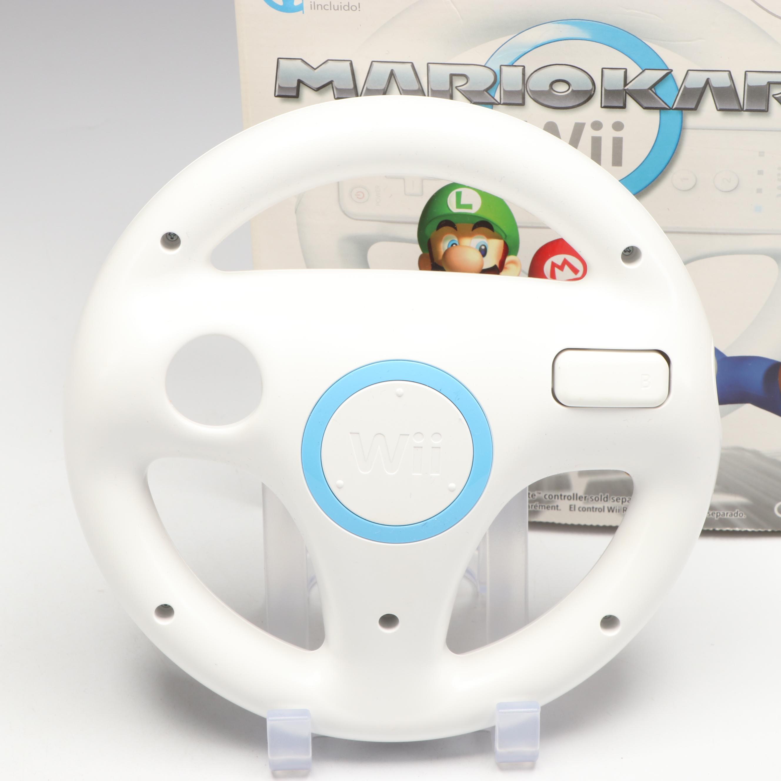 Nintendo 64 Controllers with Wii Remote, Jacket and Wheel Accessory