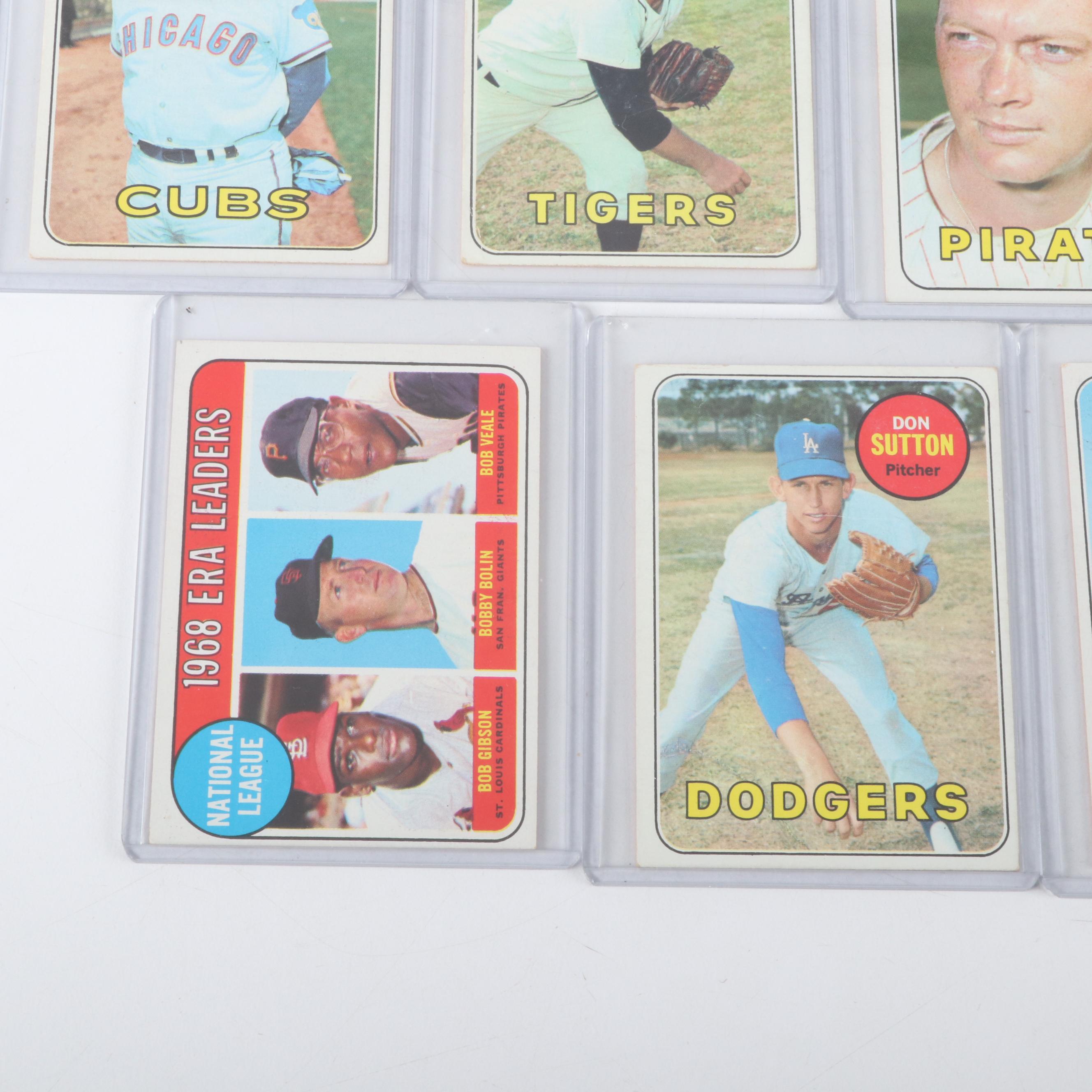 1969 Topps Baseball Card Featuring Ernie Banks, Joe Morgan, and More