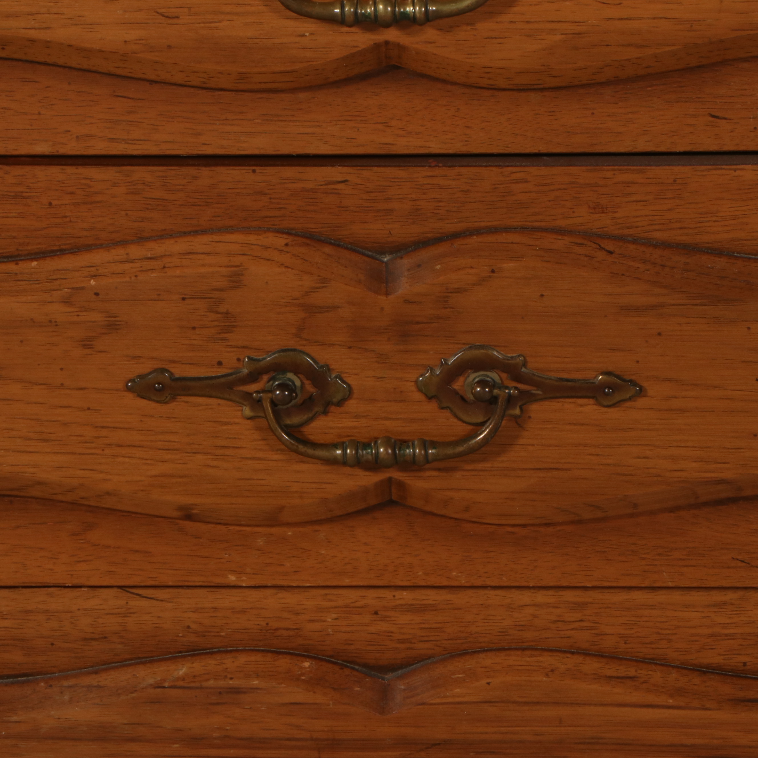 French Provincial Style Pecan Dresser