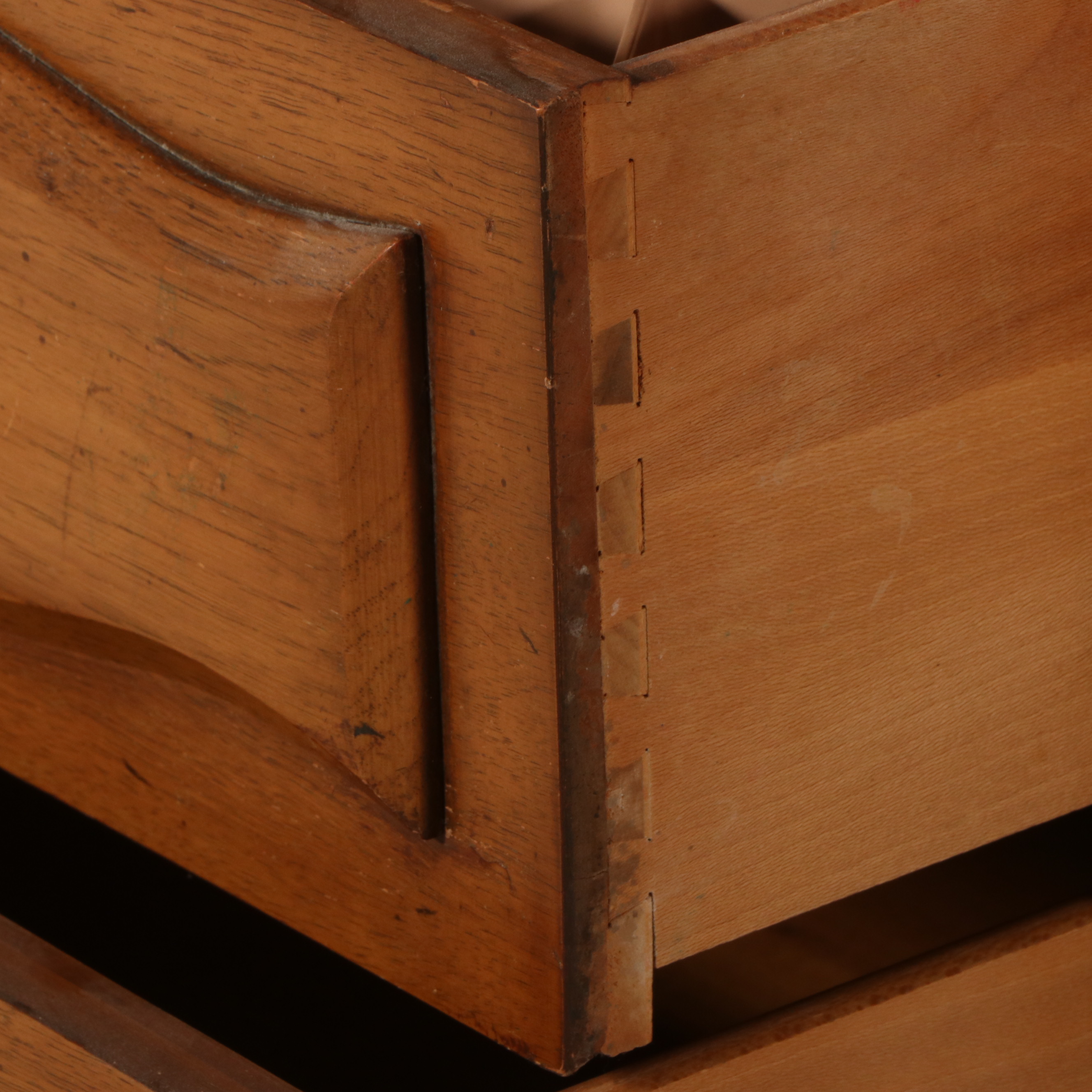 French Provincial Style Pecan Dresser