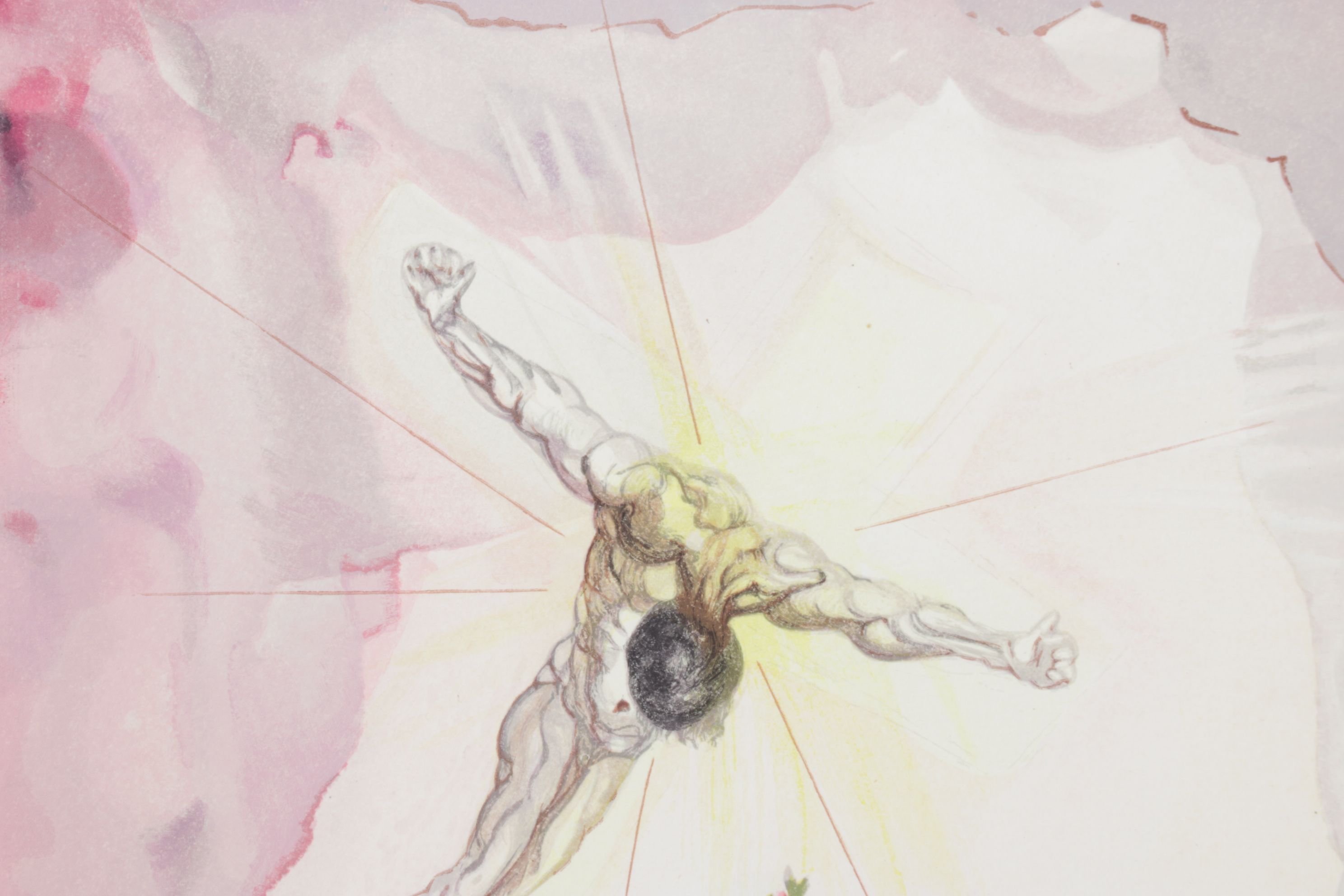 Salvador Dalí Wood Engraving "L’apparition du Christ," 1960 – 1964