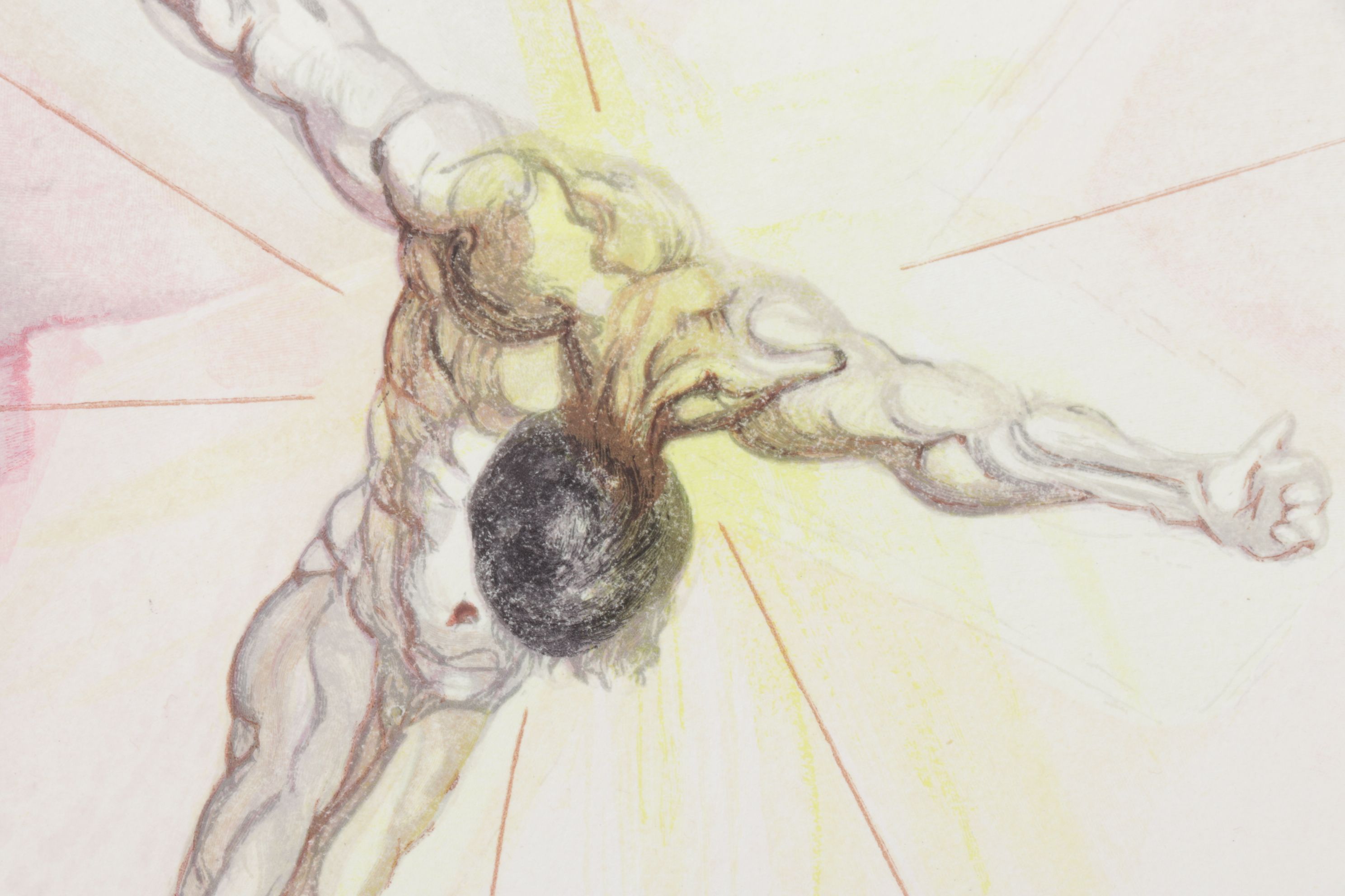 Salvador Dalí Wood Engraving "L’apparition du Christ," 1960 – 1964