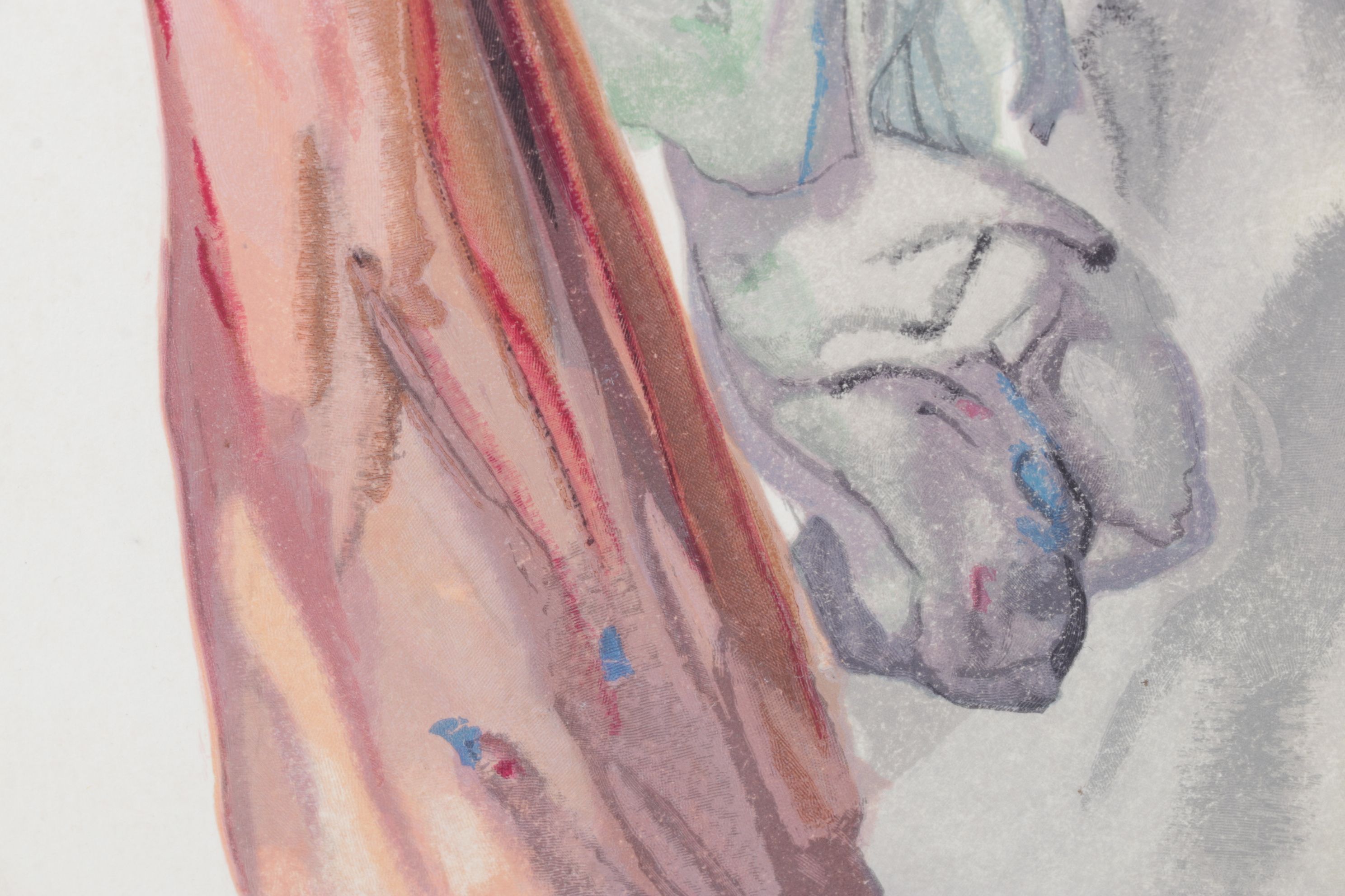 Salvador Dalí Wood Engraving "L’apparition du Christ," 1960 – 1964