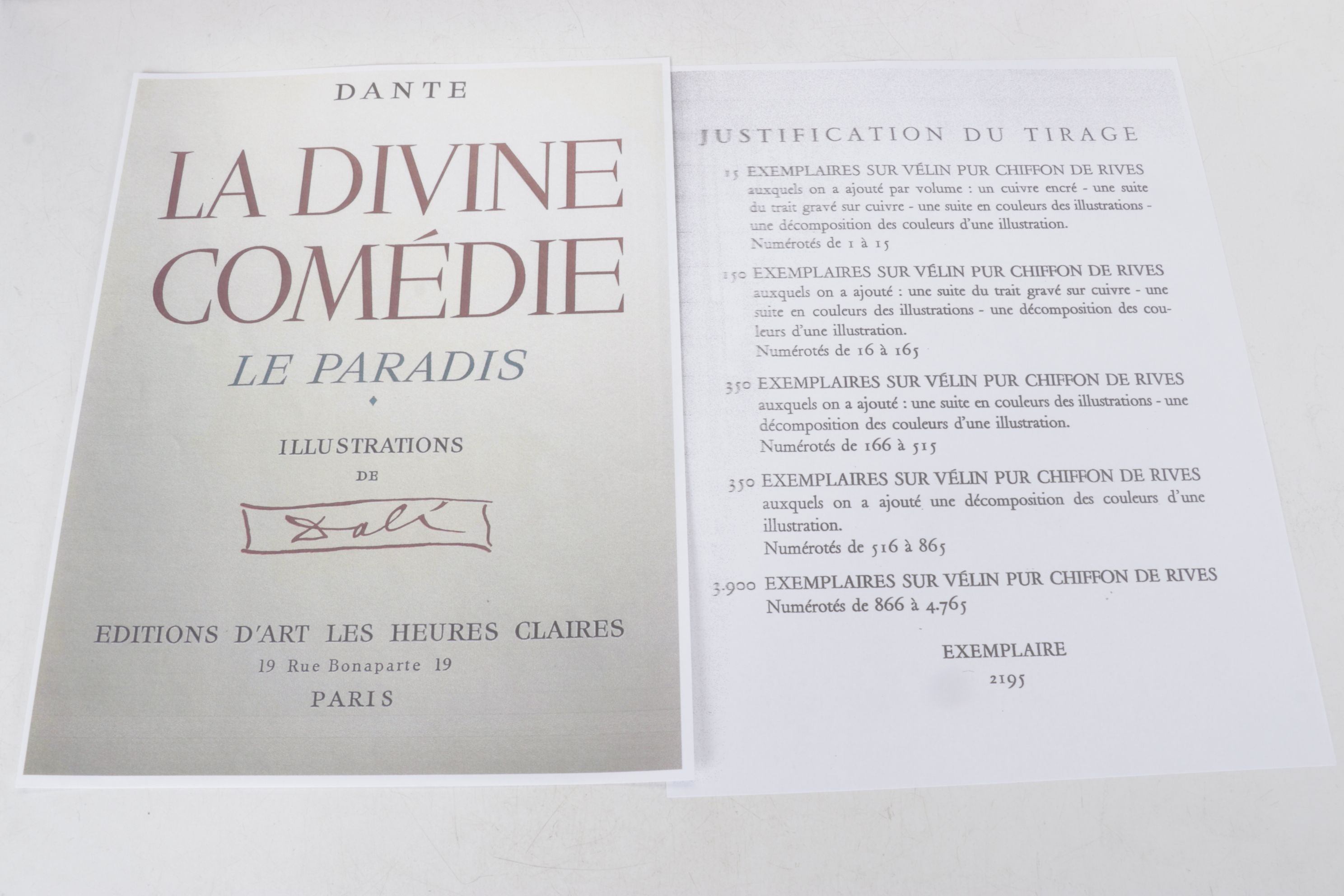 Salvador Dalí Wood Engraving "L’apparition du Christ," 1960 – 1964