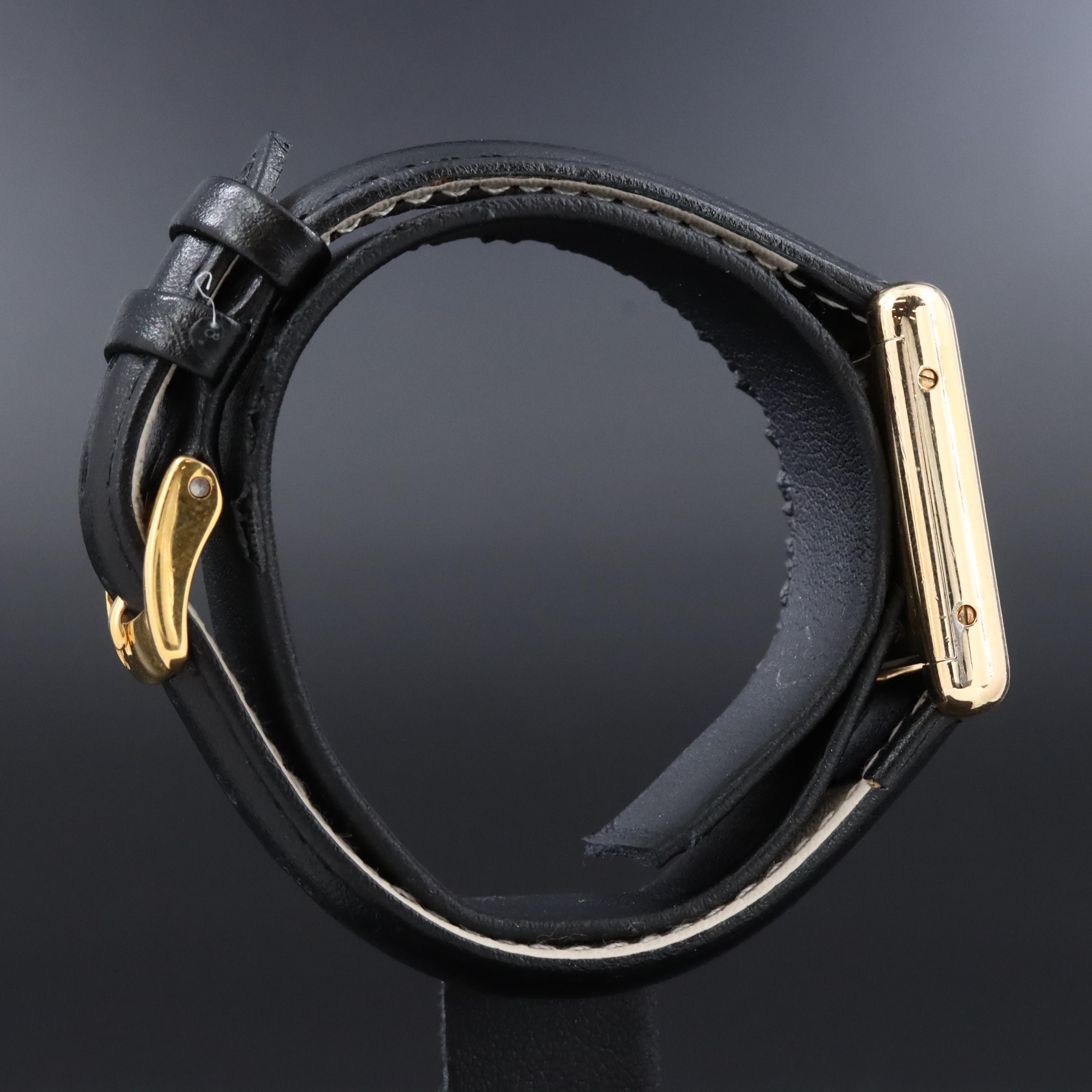 Cartier Must de Cartier Vermeil Tank Manual Wind Watch