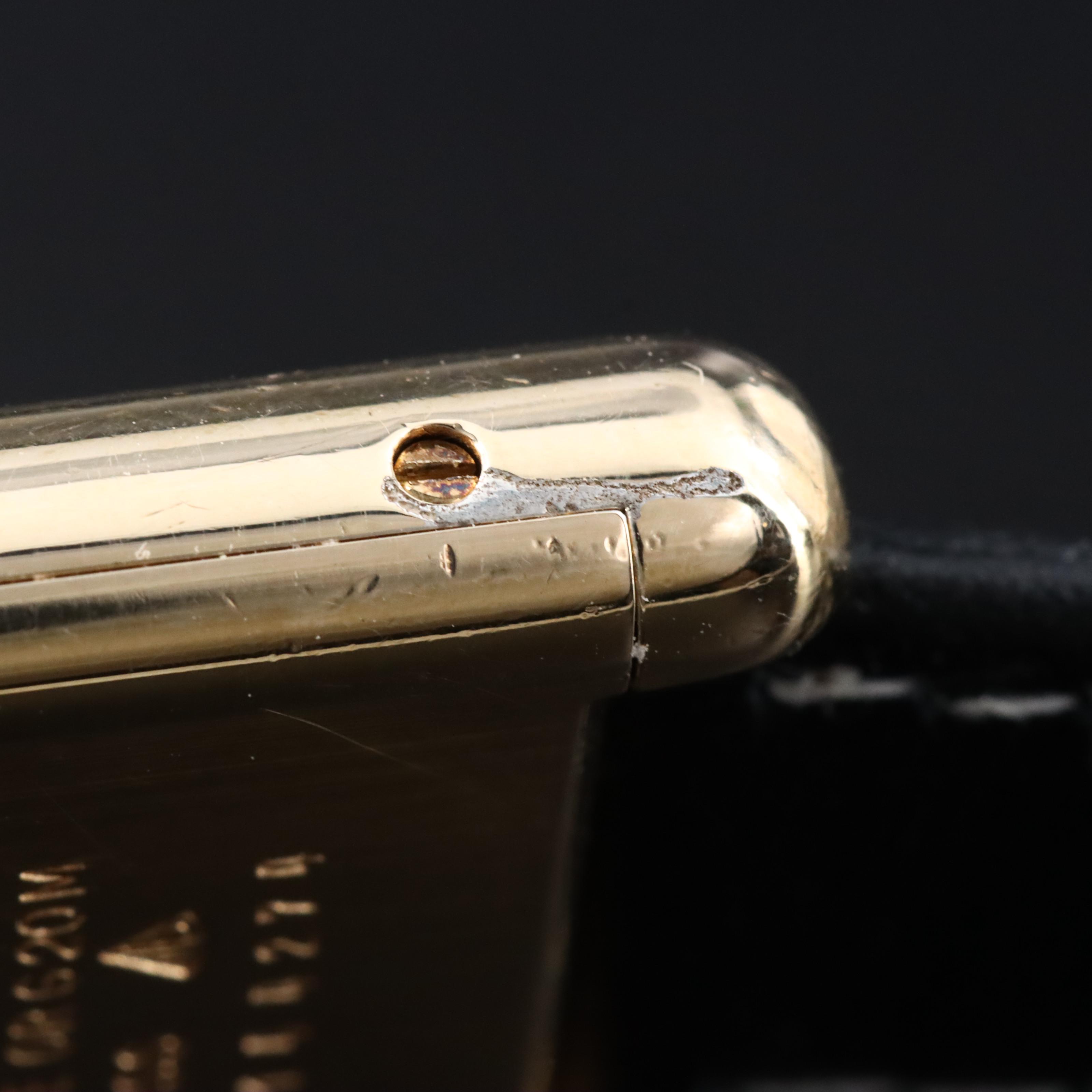 Cartier Must de Cartier Vermeil Tank Manual Wind Watch