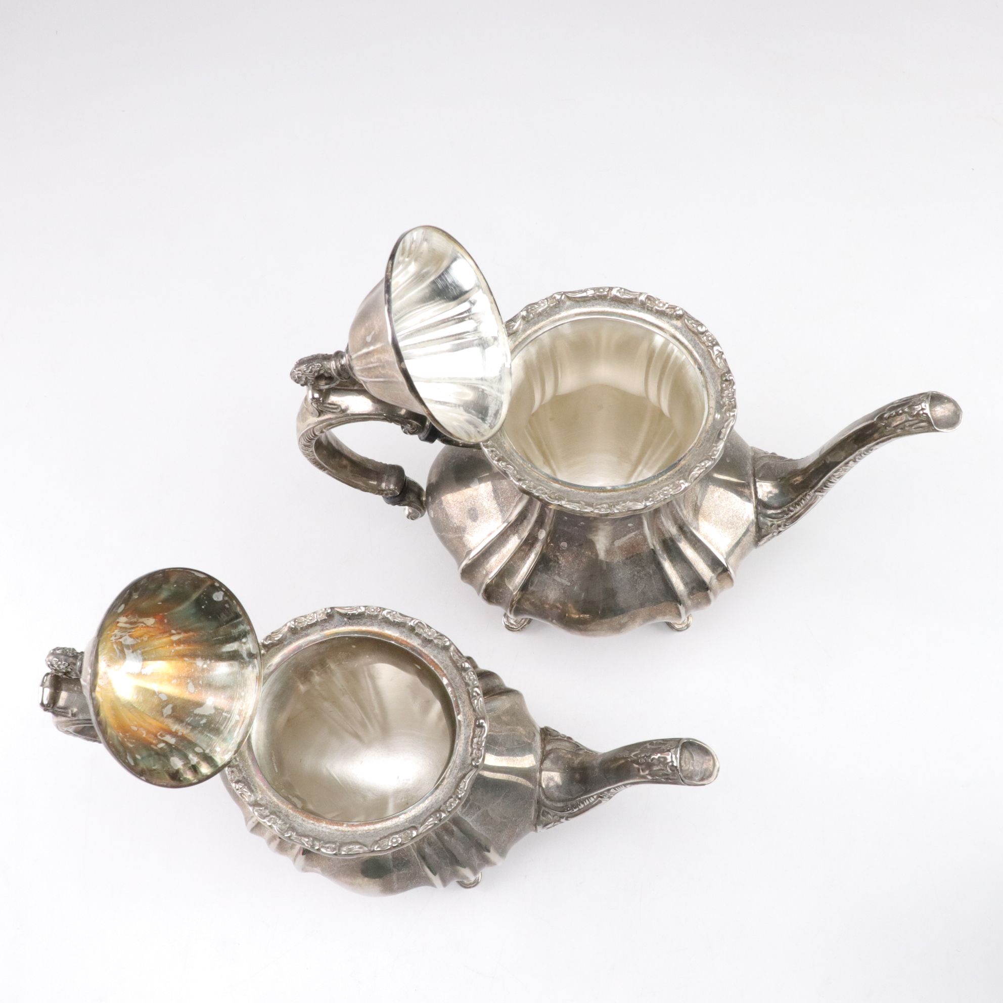 Towle "Grand Dutchess" Silver Plate Coffee and Tea Service and Serving Tray