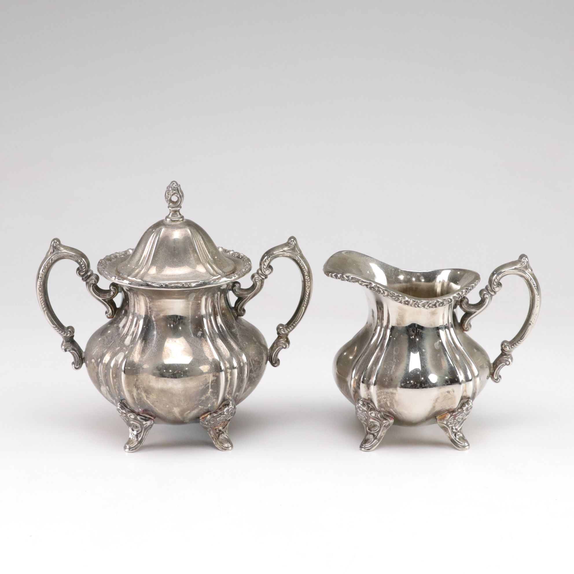 Towle "Grand Dutchess" Silver Plate Coffee and Tea Service and Serving Tray