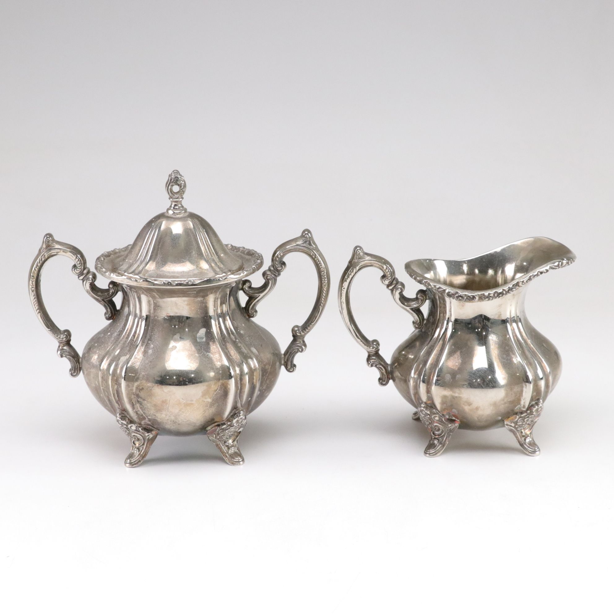 Towle "Grand Dutchess" Silver Plate Coffee and Tea Service and Serving Tray