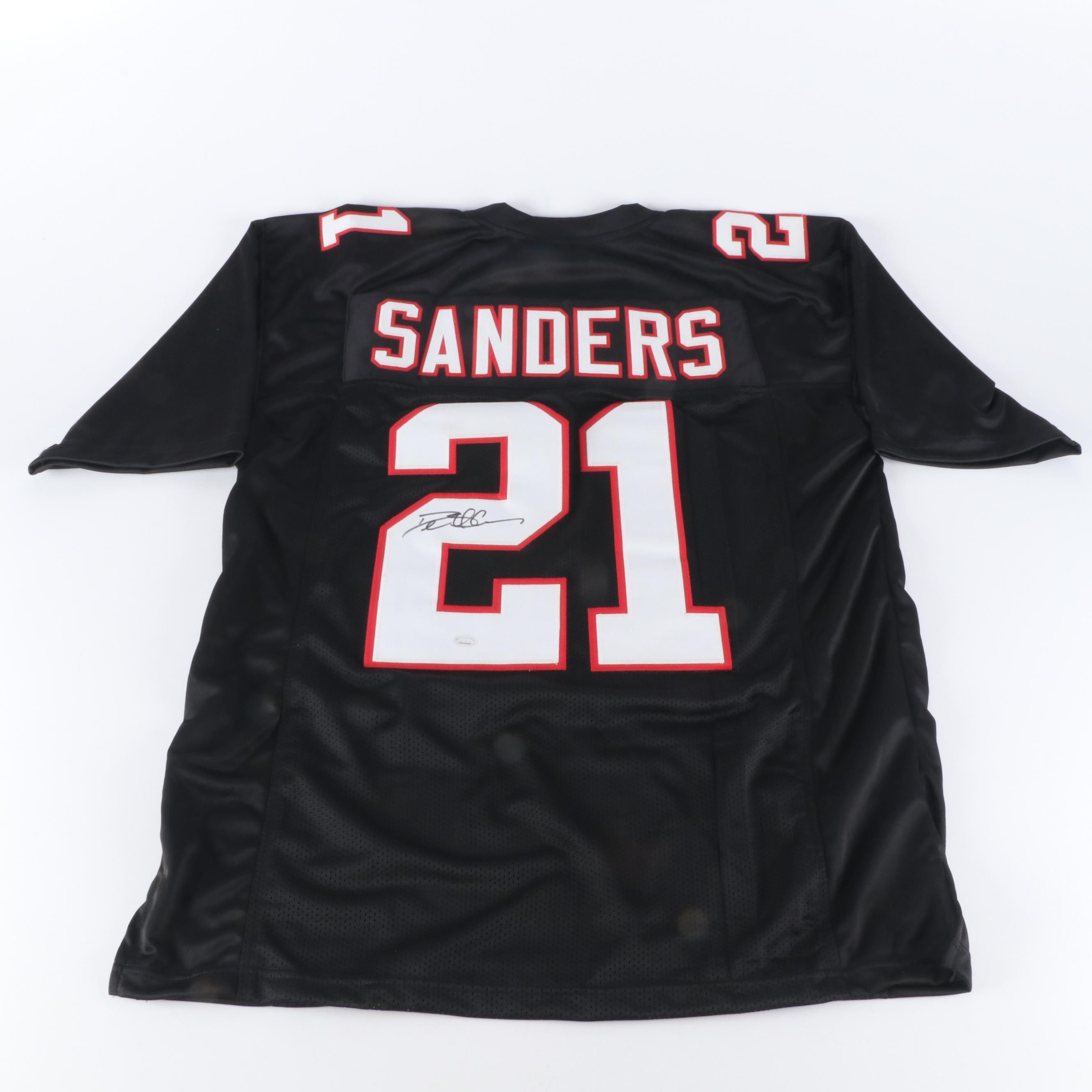 Deion Sanders Signed Atlanta Falcons Football Jersey