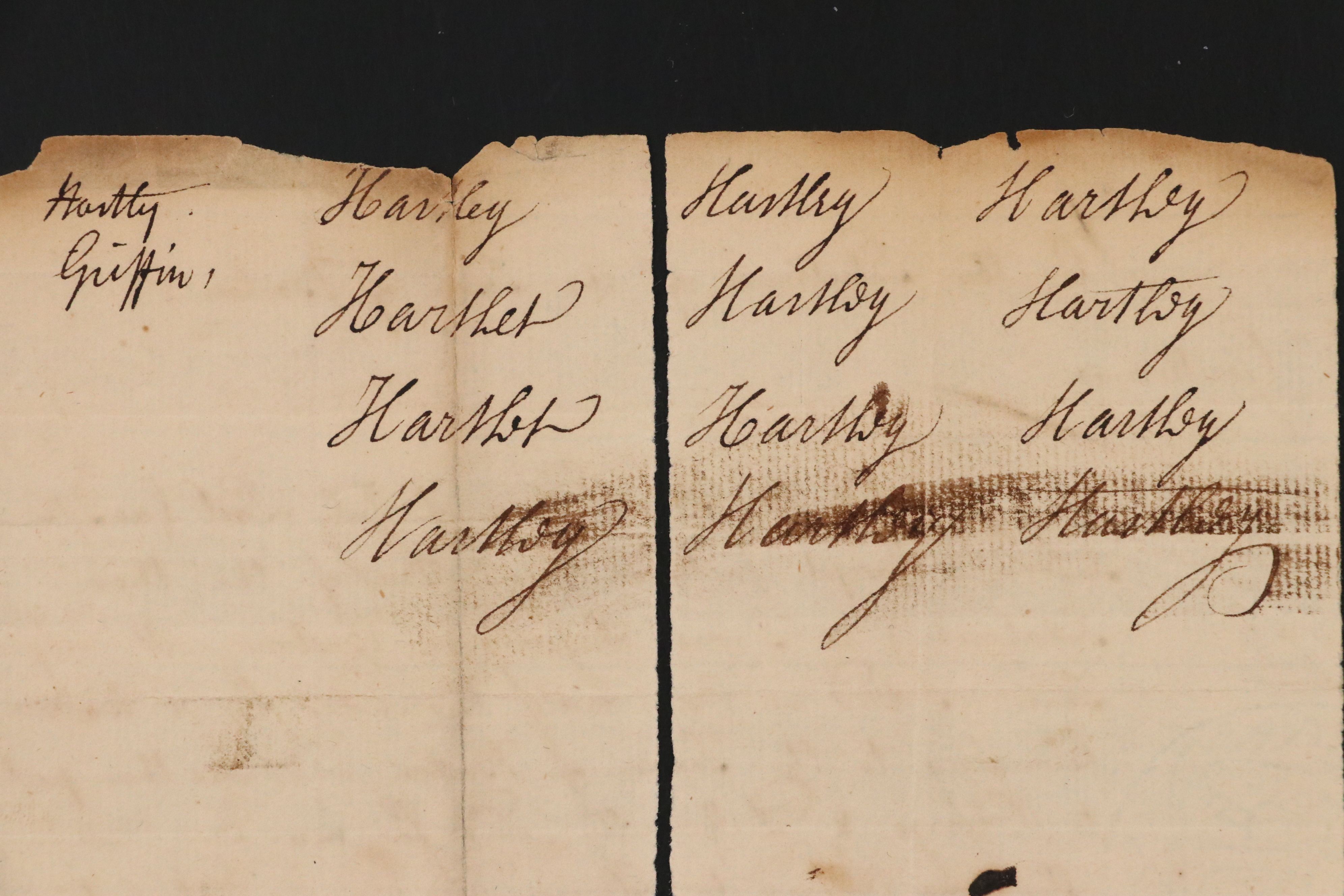 Antique 1761 Colonial Boston Petition Letter to Selectmen