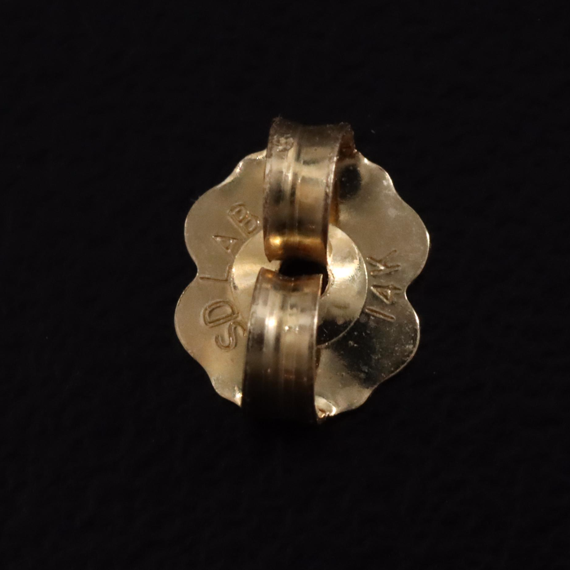 14K 1.50 CTW Lab Grown Diamond Twist Half Hoop Earrings