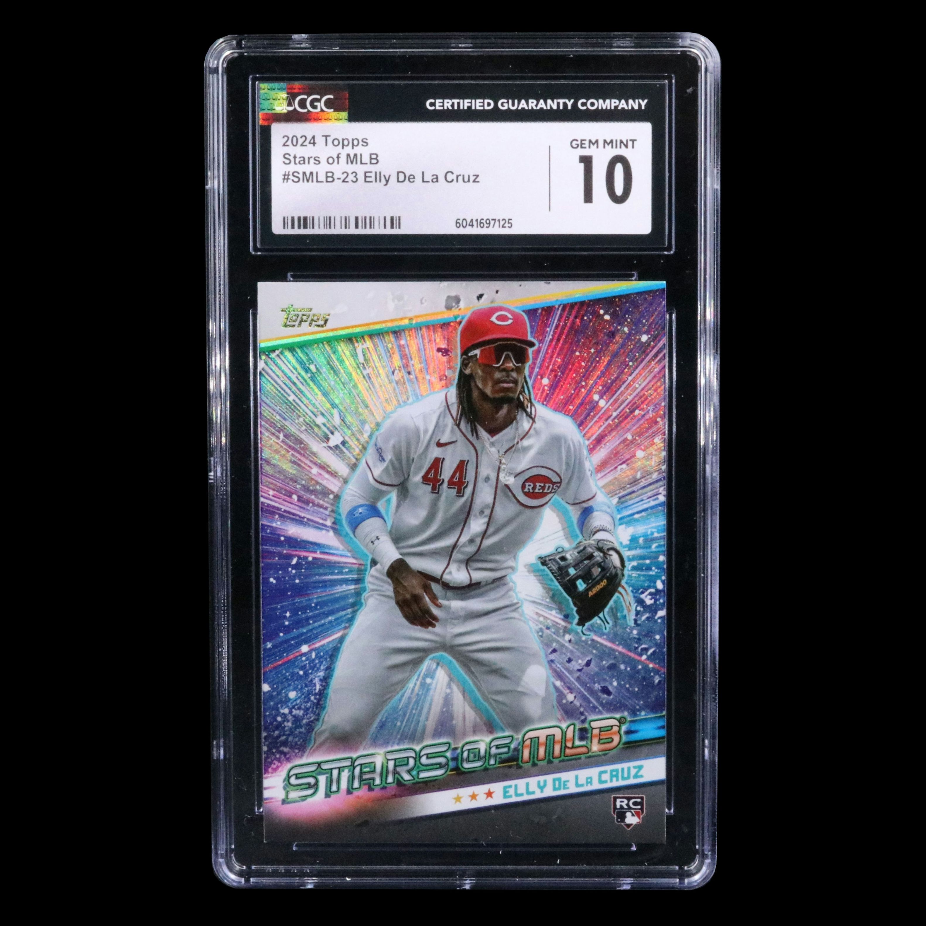 2024 Topps Elly De La Cruz Stars Of MLB Rookie Card Graded CGC 10