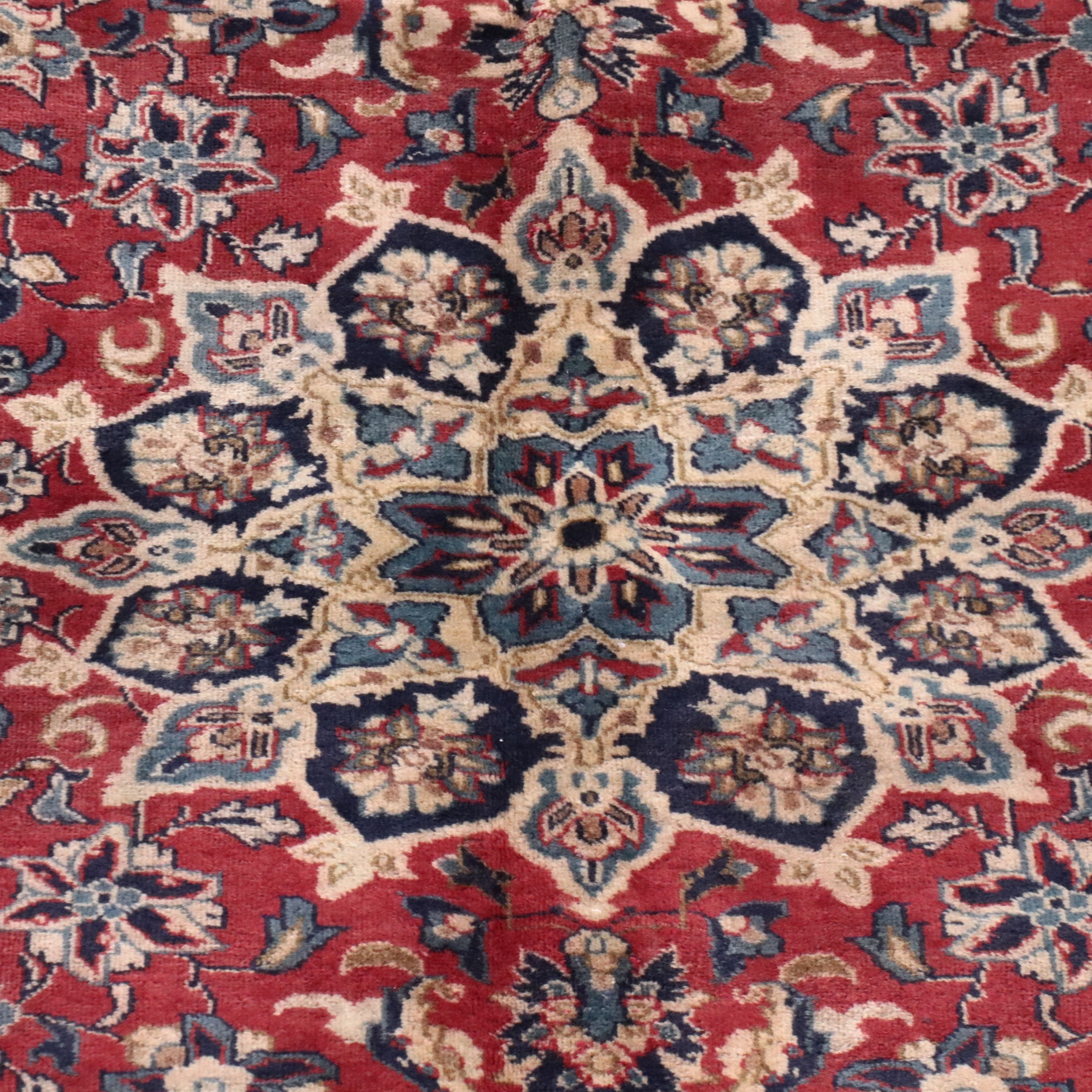 7'8 x 10'5 Hand-Knotted Persian Isfahan Area Rug