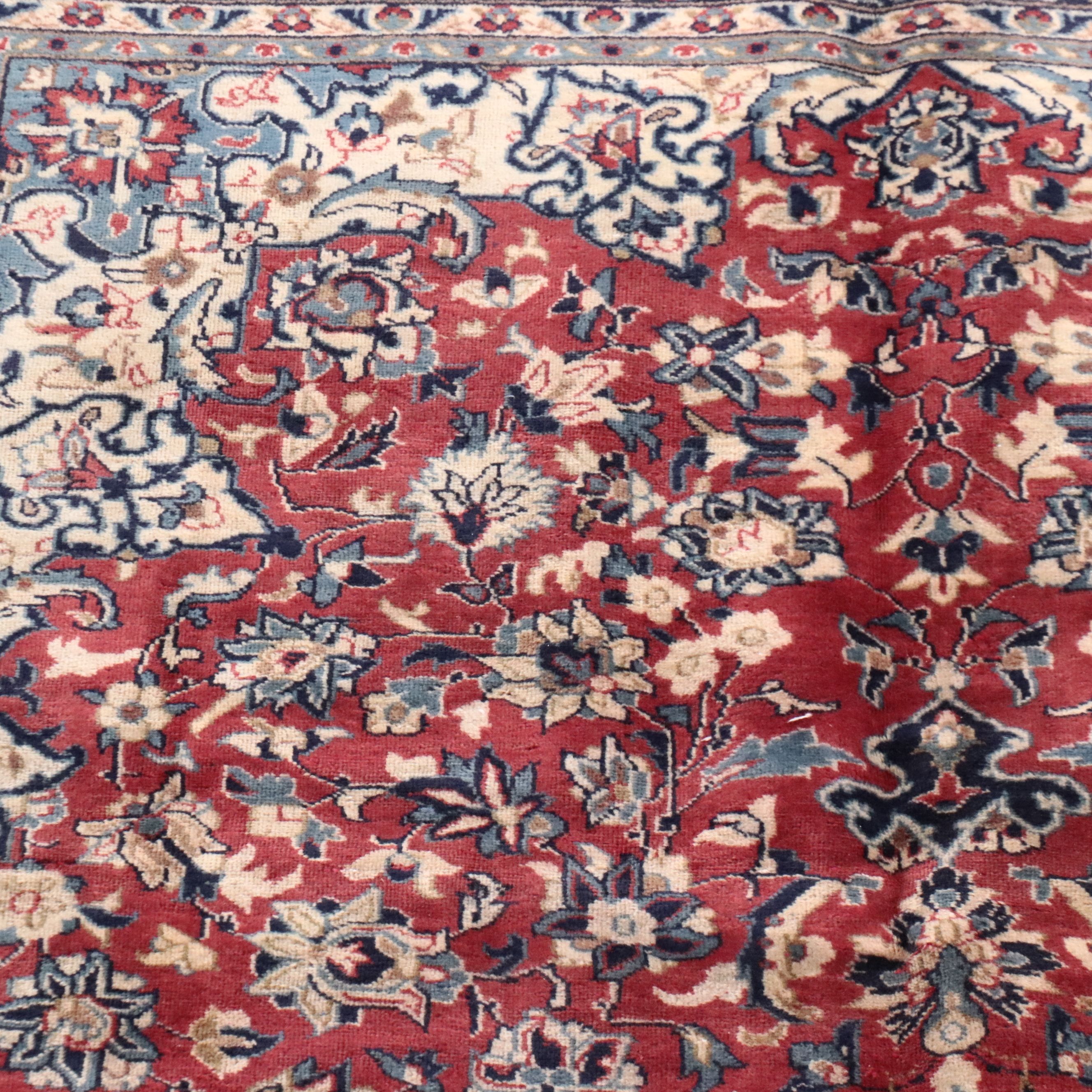 7'8 x 10'5 Hand-Knotted Persian Isfahan Area Rug