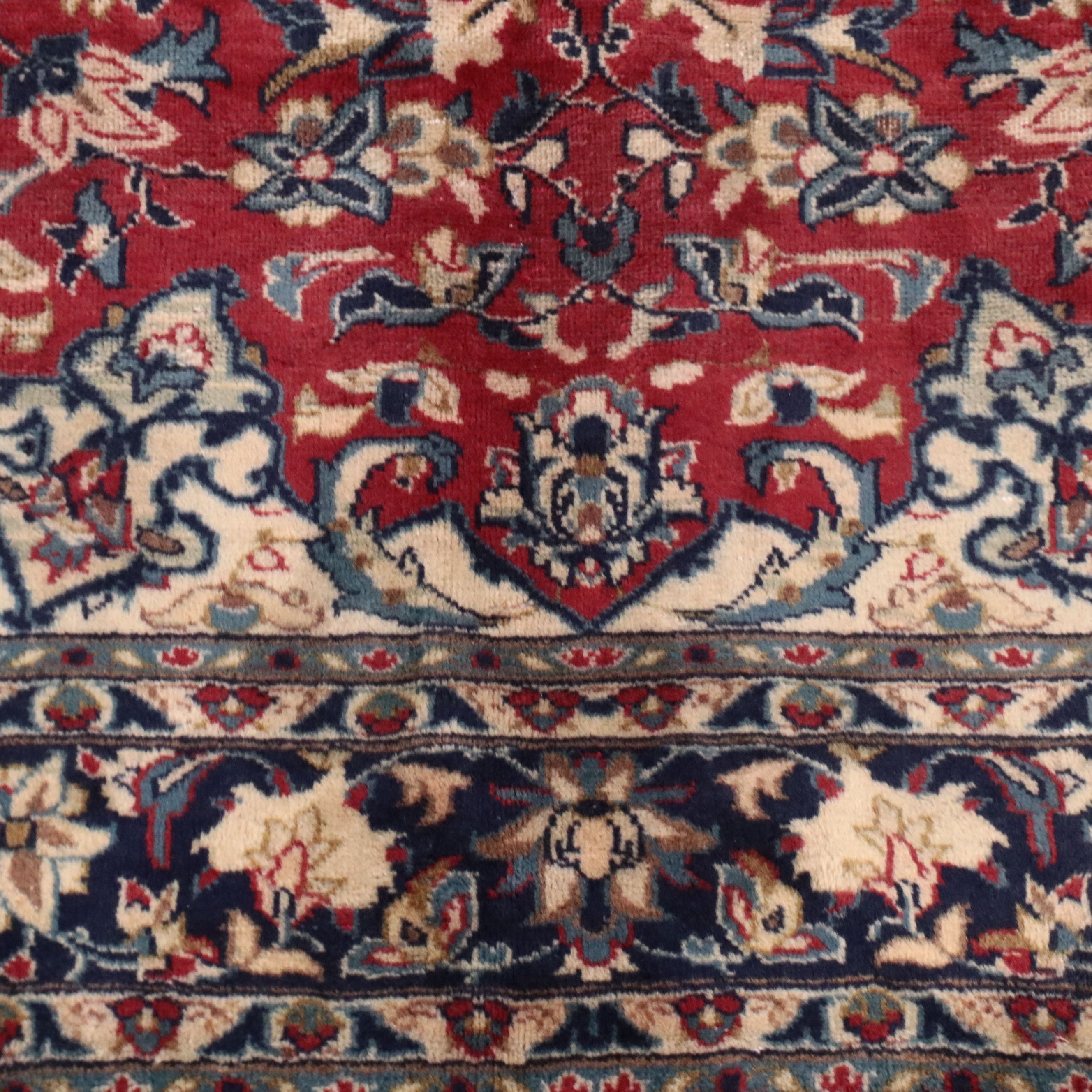 7'8 x 10'5 Hand-Knotted Persian Isfahan Area Rug