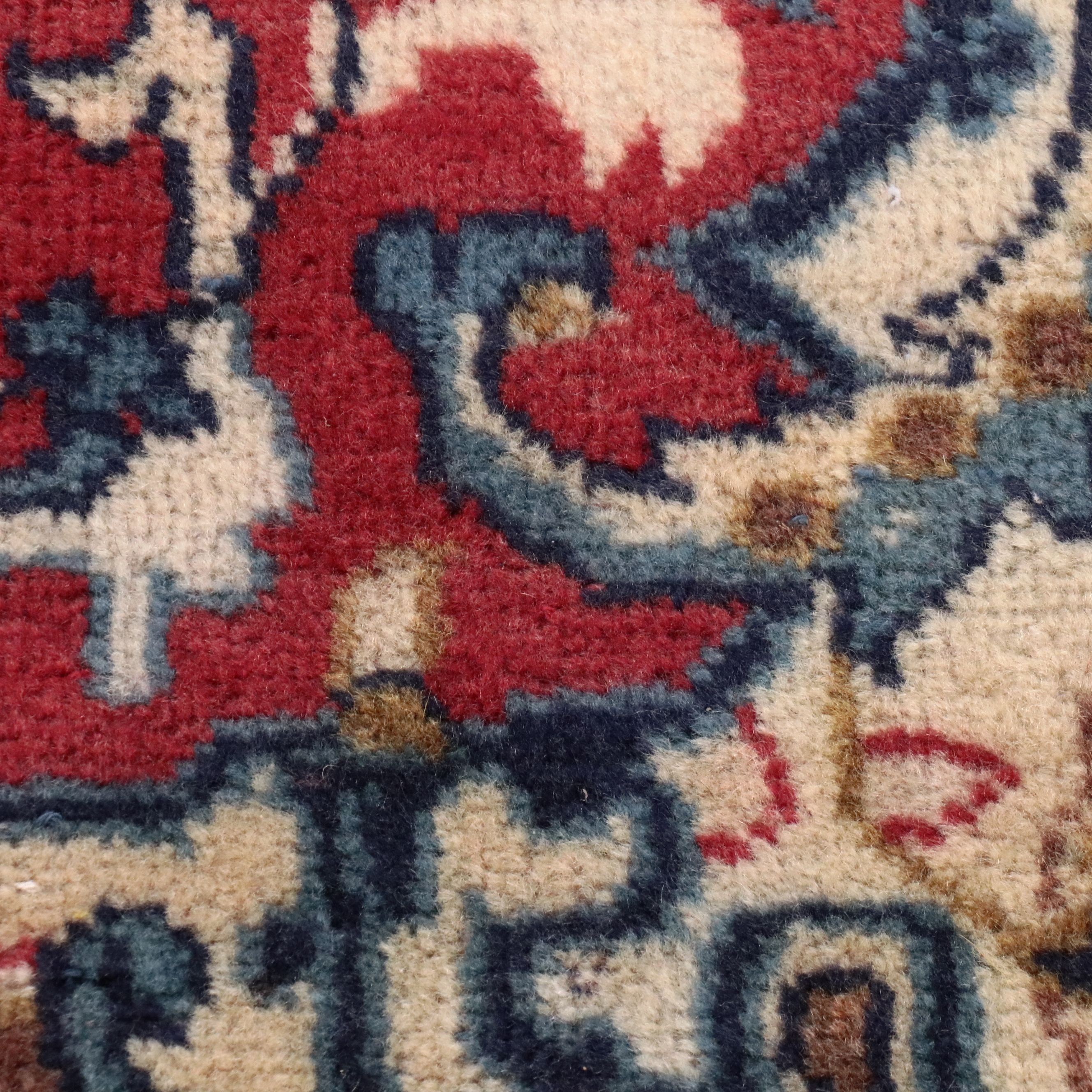 7'8 x 10'5 Hand-Knotted Persian Isfahan Area Rug