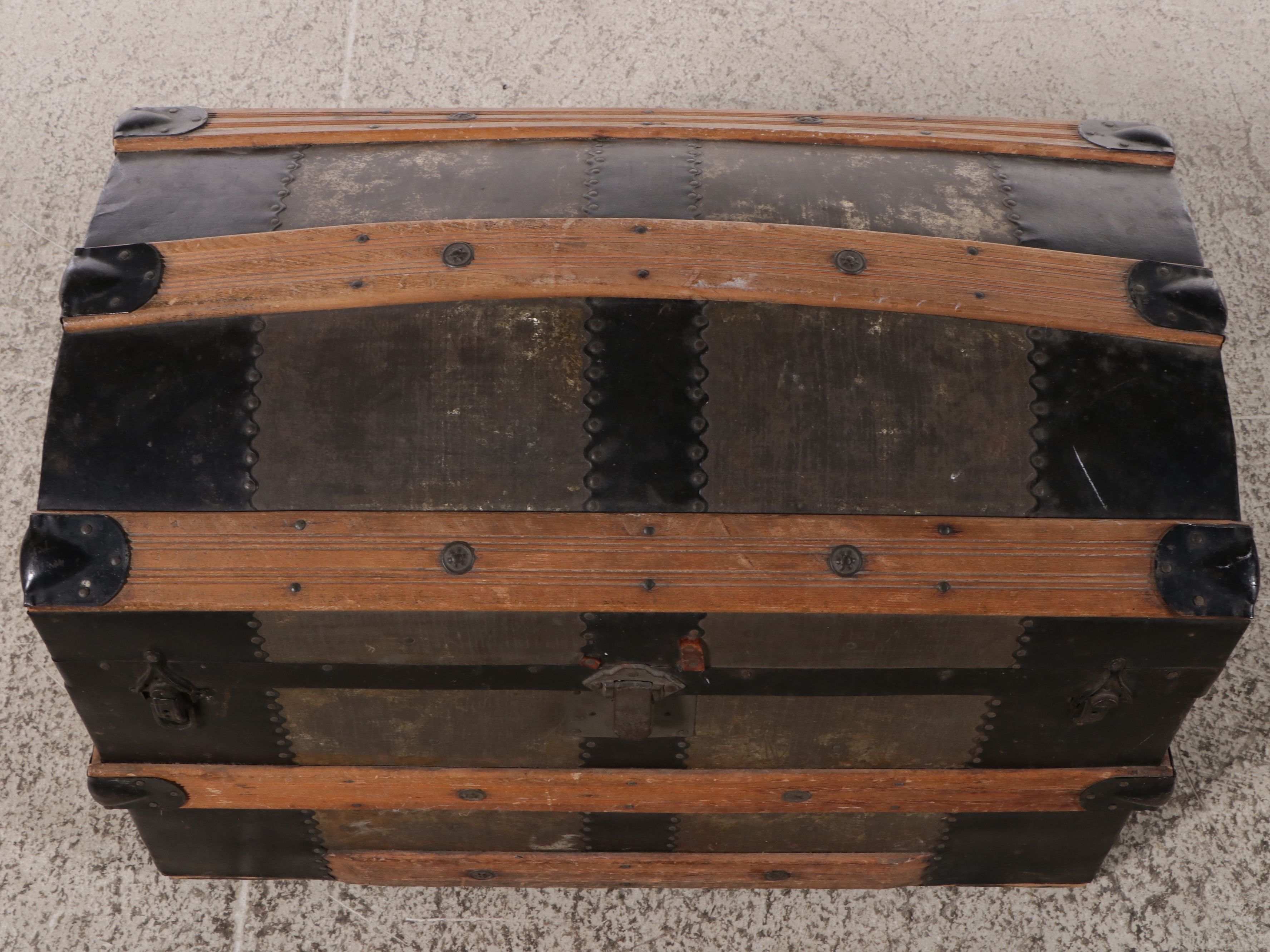 Antique Dome-Top Trunk