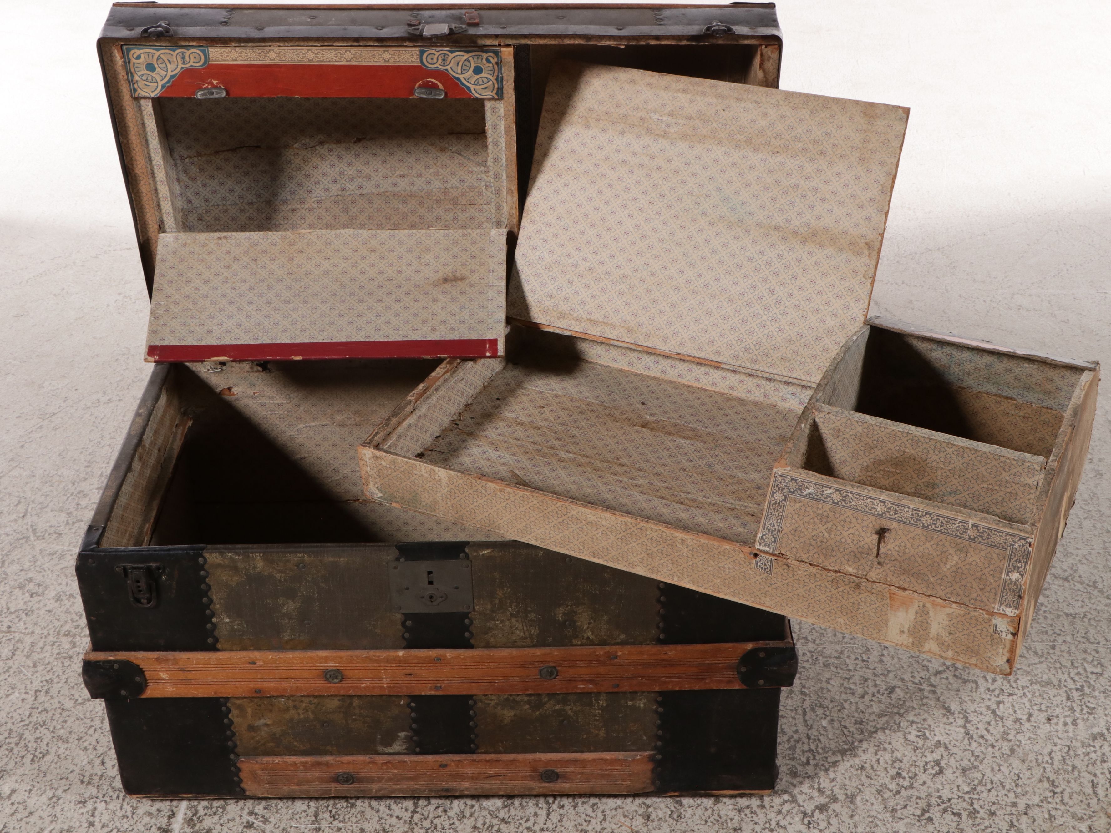 Antique Dome-Top Trunk