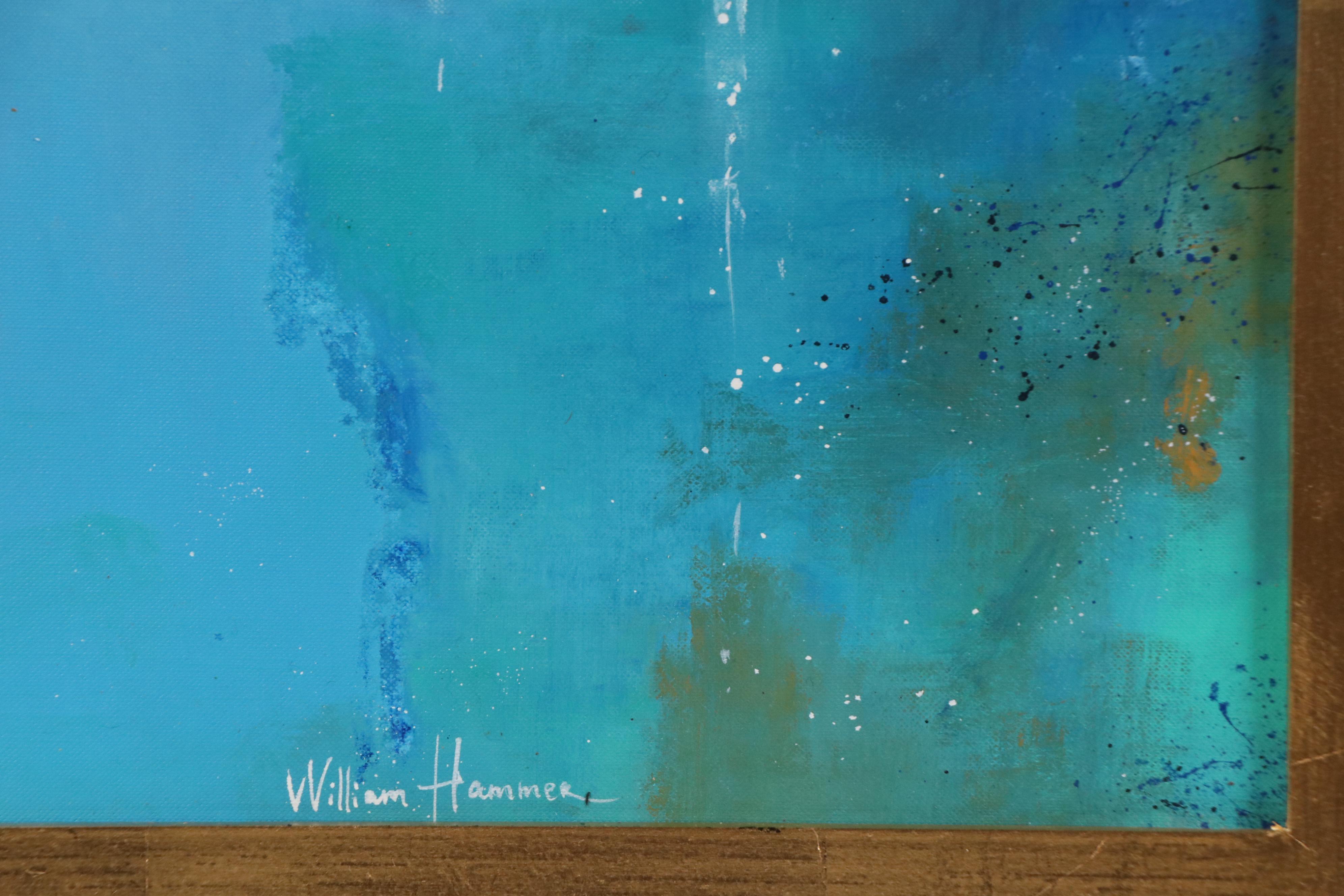 William Hammer Abstract Coastal Oil Painting