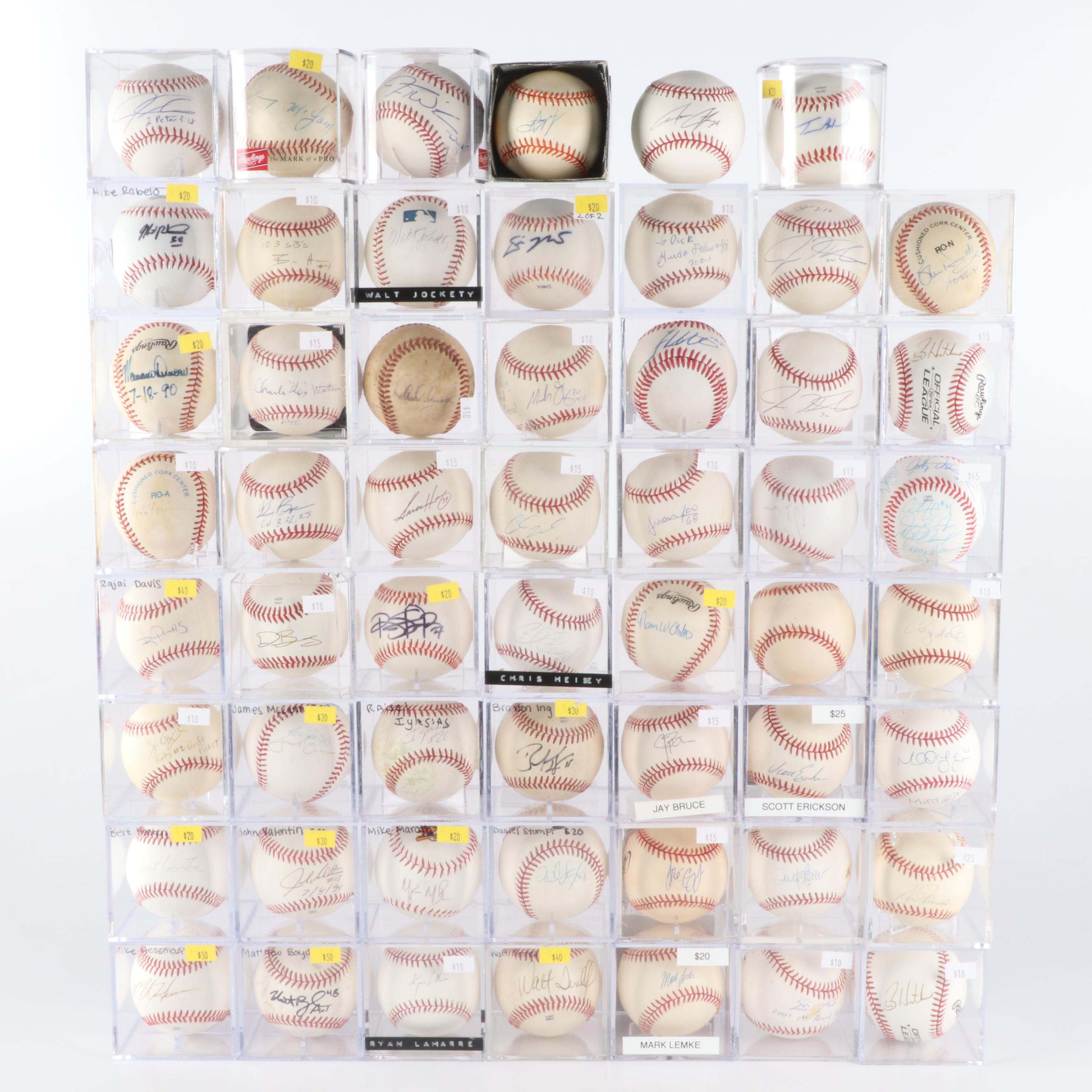 Jesse Winker, Dusty Baker, Matthew Boyd, and More Signed Baseballs